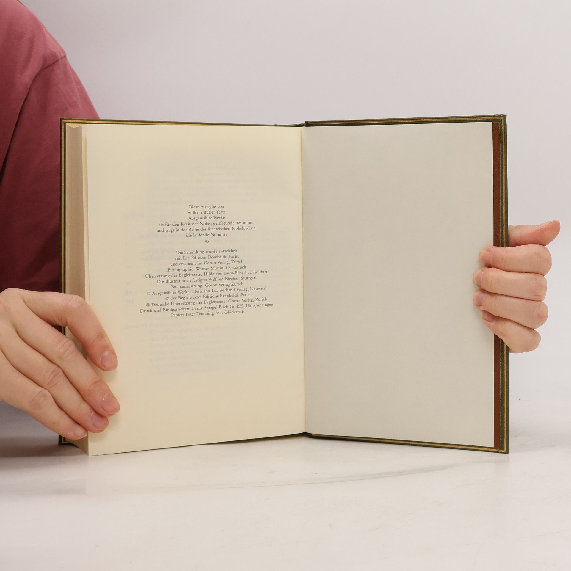 AA.VV. Nobelpreise für Literatur 1921 - 1923