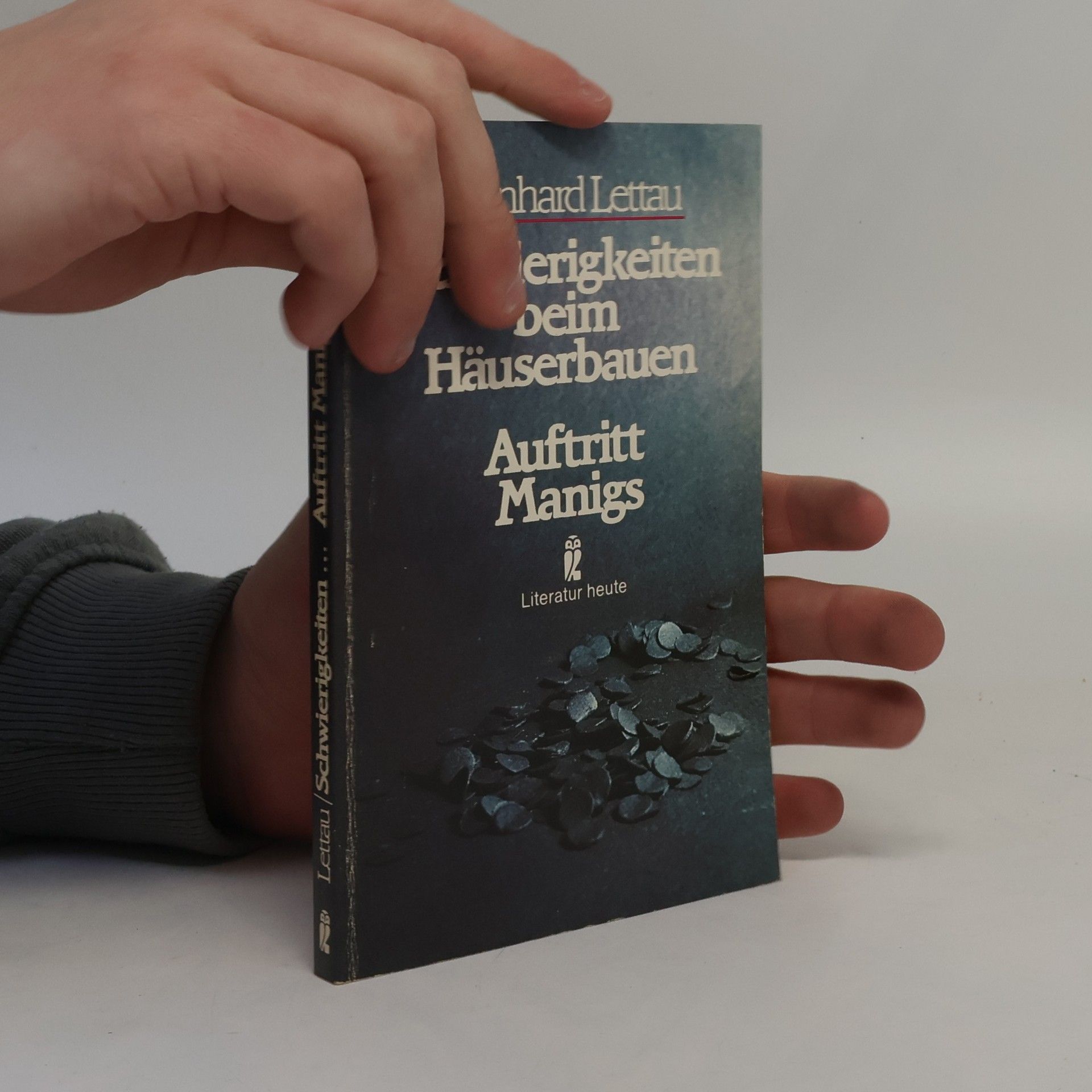 Reinhard Lettau Schwierigkeiten beim Häuserbauen. Auftritt Manigs