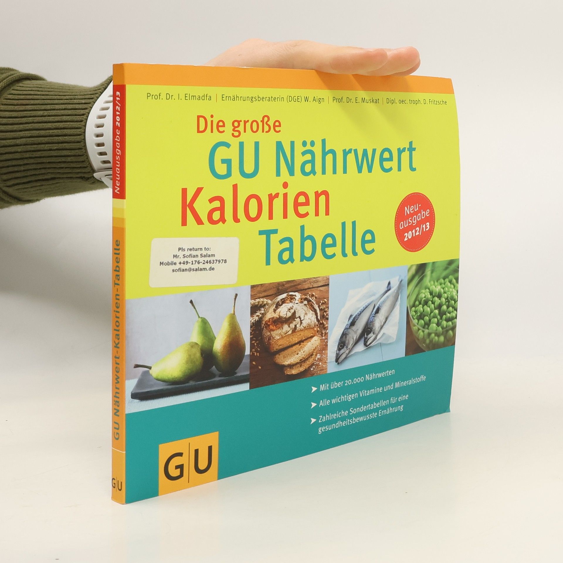 Waltraute Aign Die große GU Nährwert Kalorien Tabelle