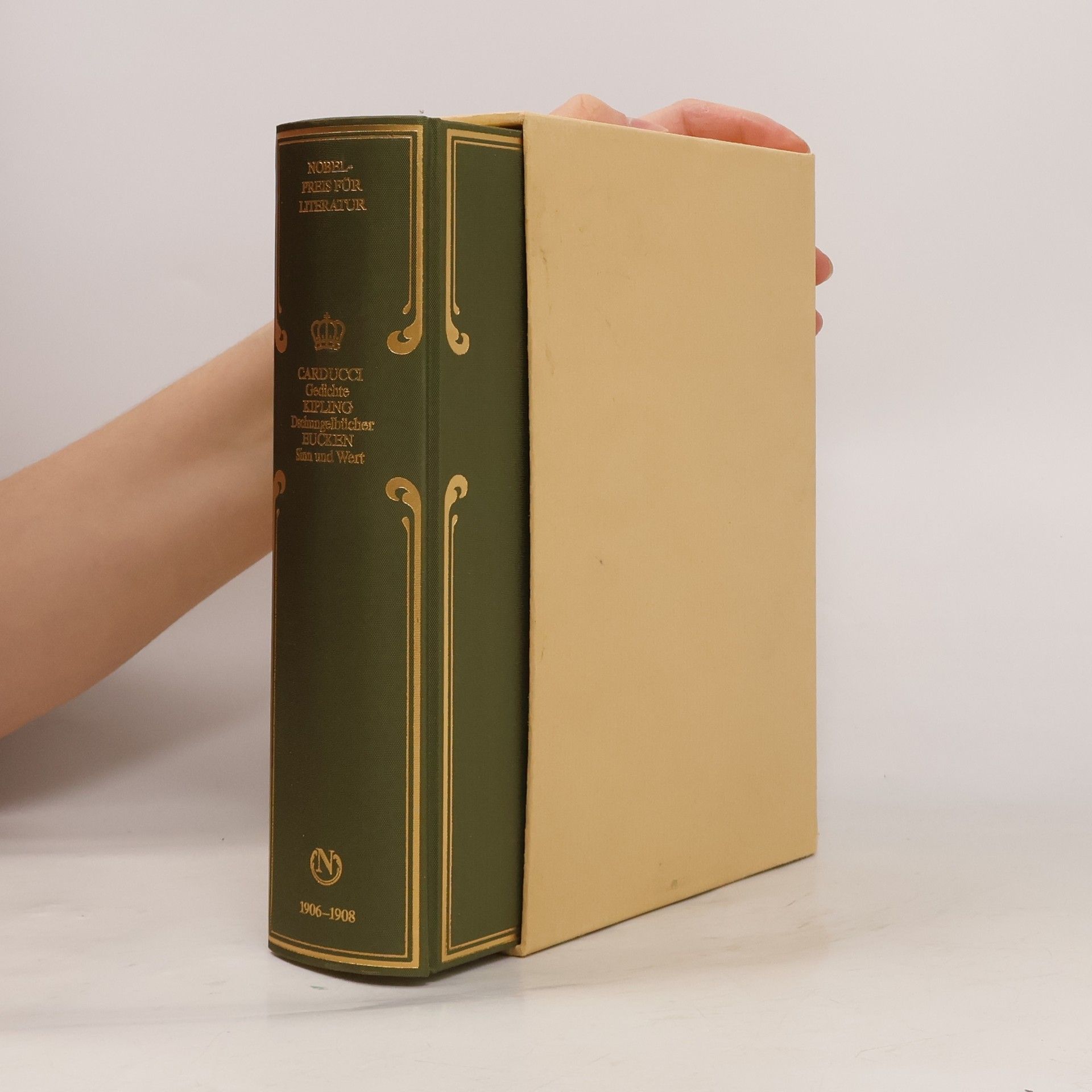 Giosue Carducci Nobel Preis 1906-1908. Carducci, Kipling, Eucken