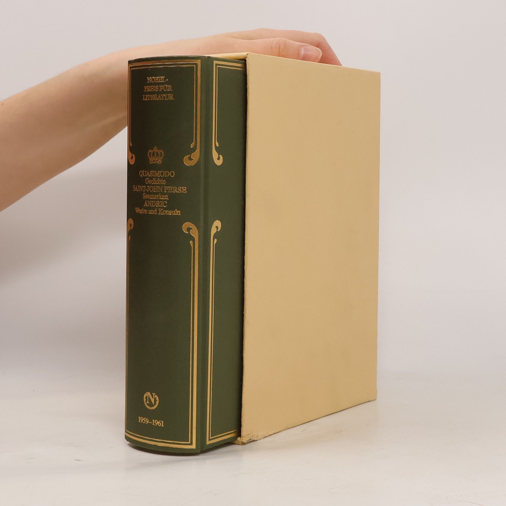 kolektiv Nobelpreis für Literatur 1959-1961. Quasimodo, Saint-John Perse, Andric