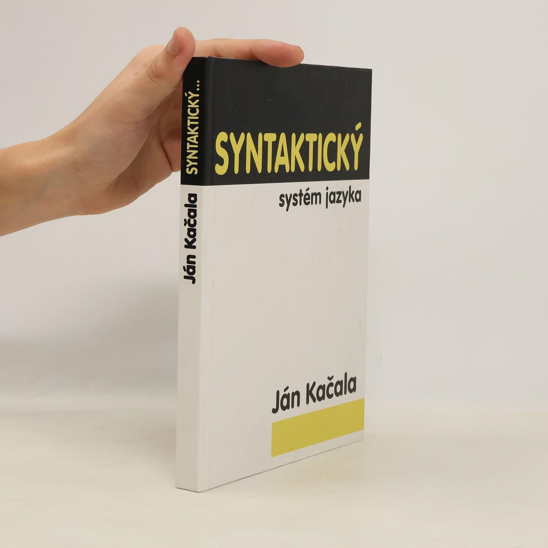 Ján Kačala Syntaktický systém jazyka