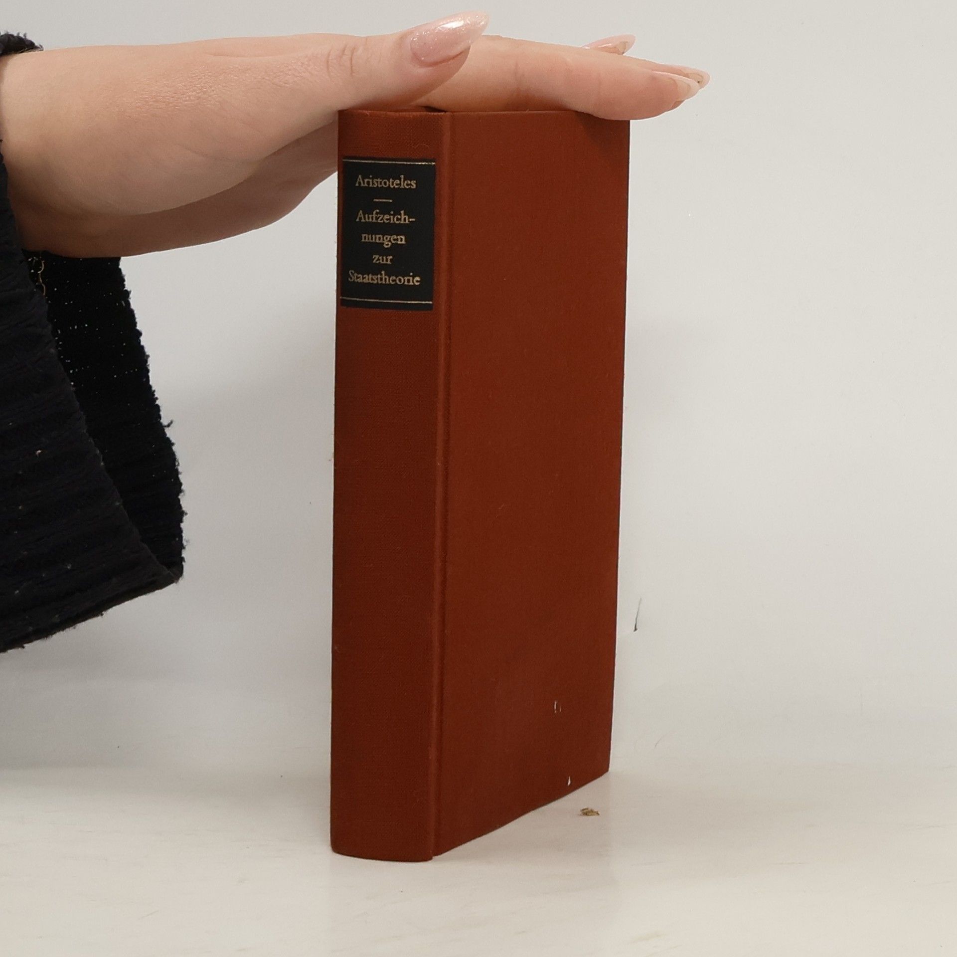 Autorenkollektiv Aristoteles. Aufzeichnungen zur Staatstheorie (Politik)