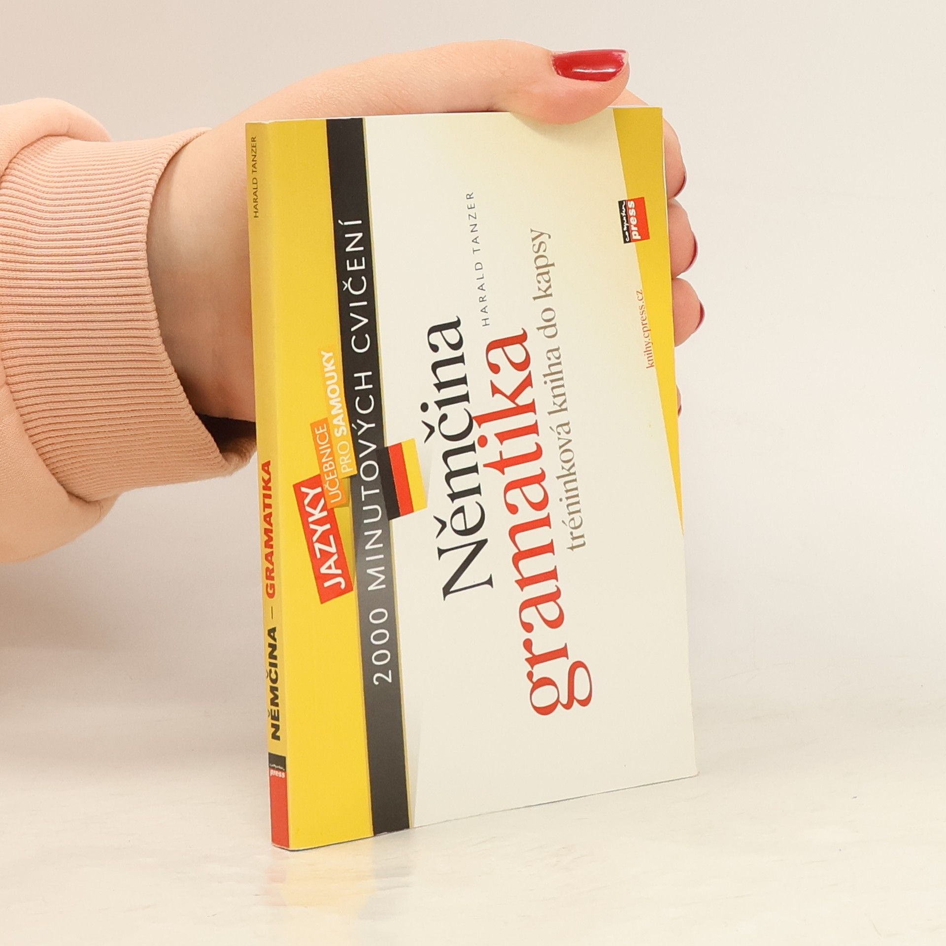 Harald Tanzer Němčina-gramatika,tréninková kniha do kapsy