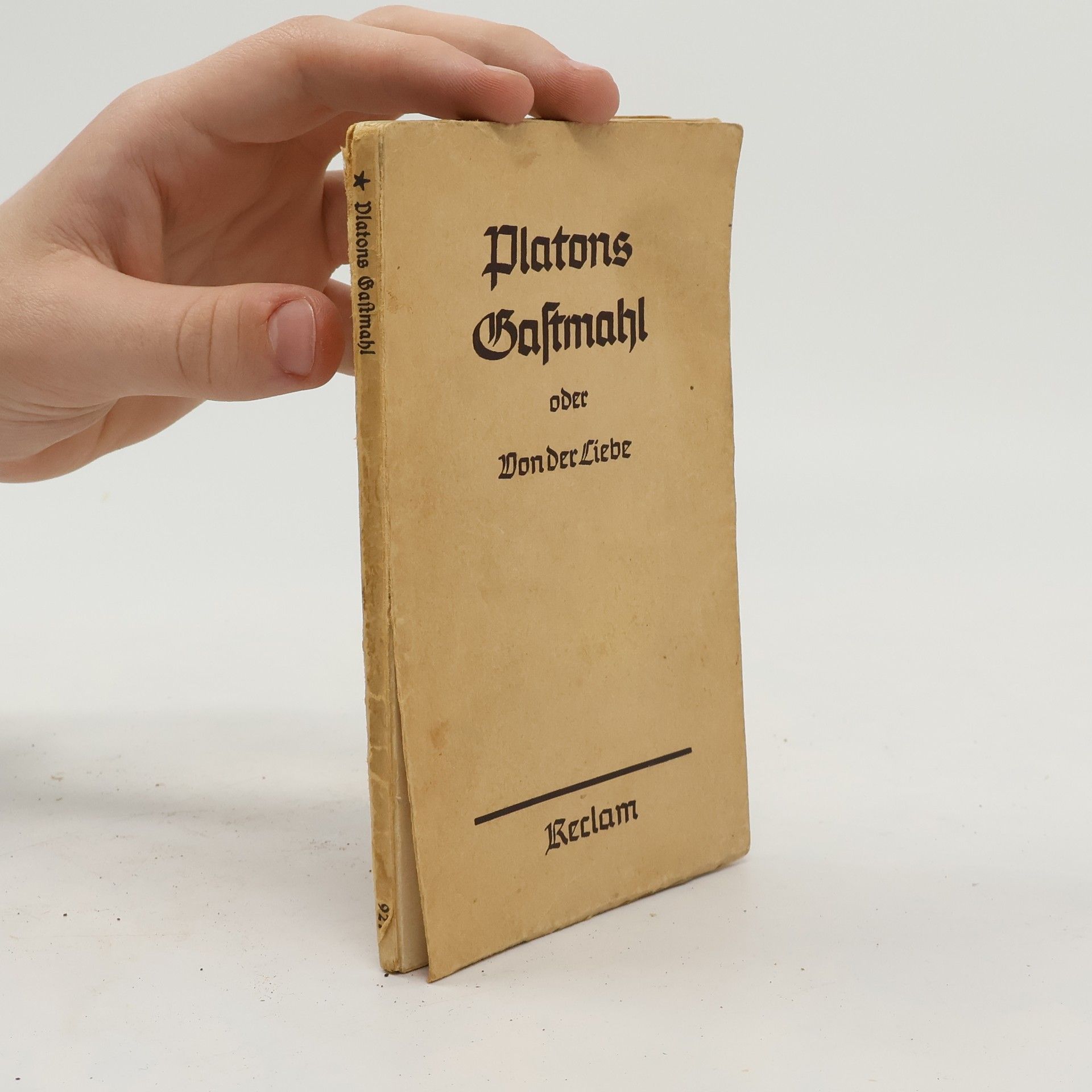 Various authors Platons Gastmahl oder Von der Liebe