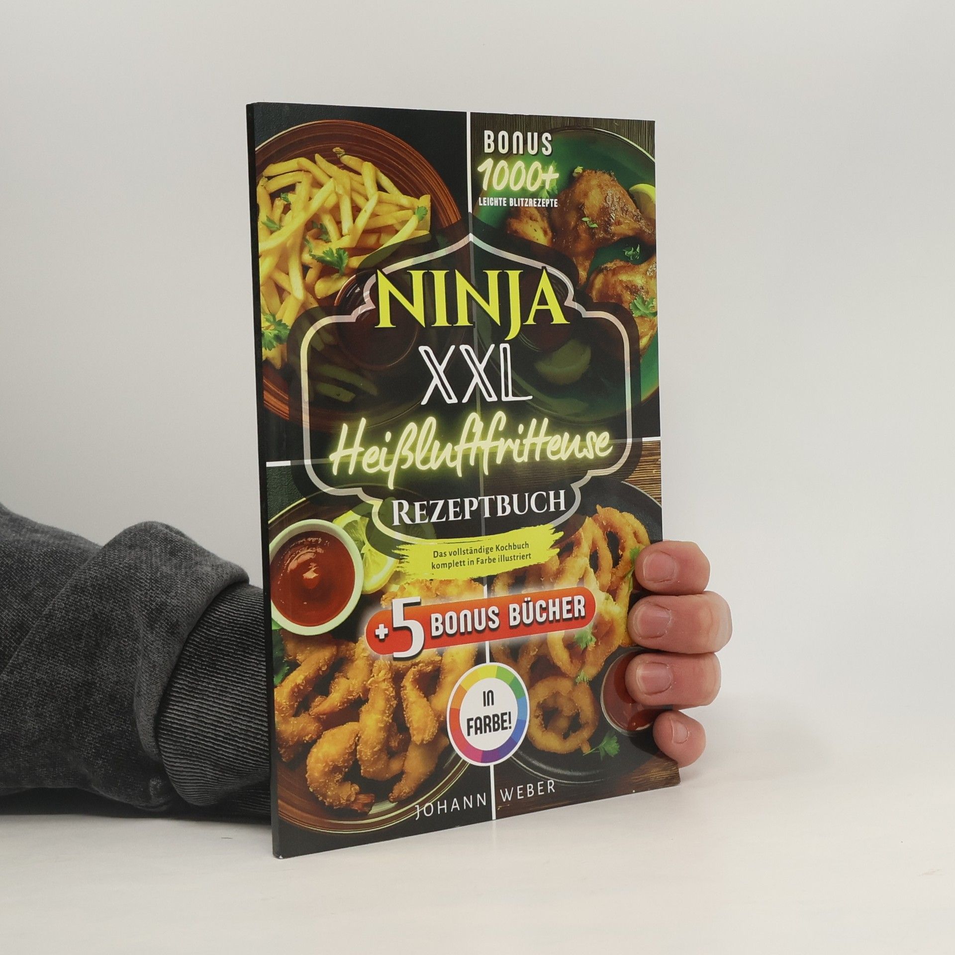 Johann Weber Ninja XXL Heißluftfritteuse Rezeptbuch