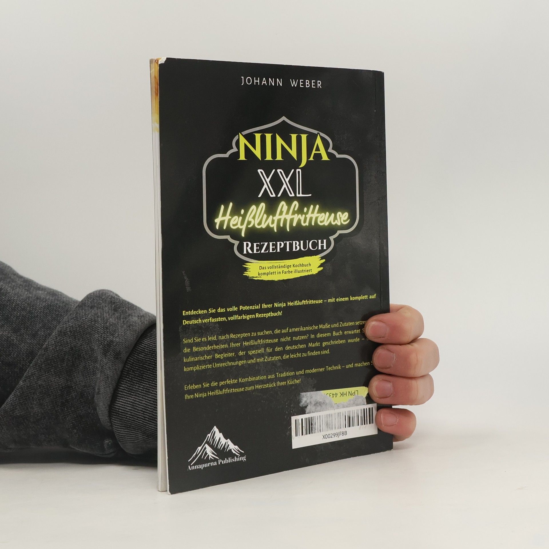 Johann Weber Ninja XXL Heißluftfritteuse Rezeptbuch