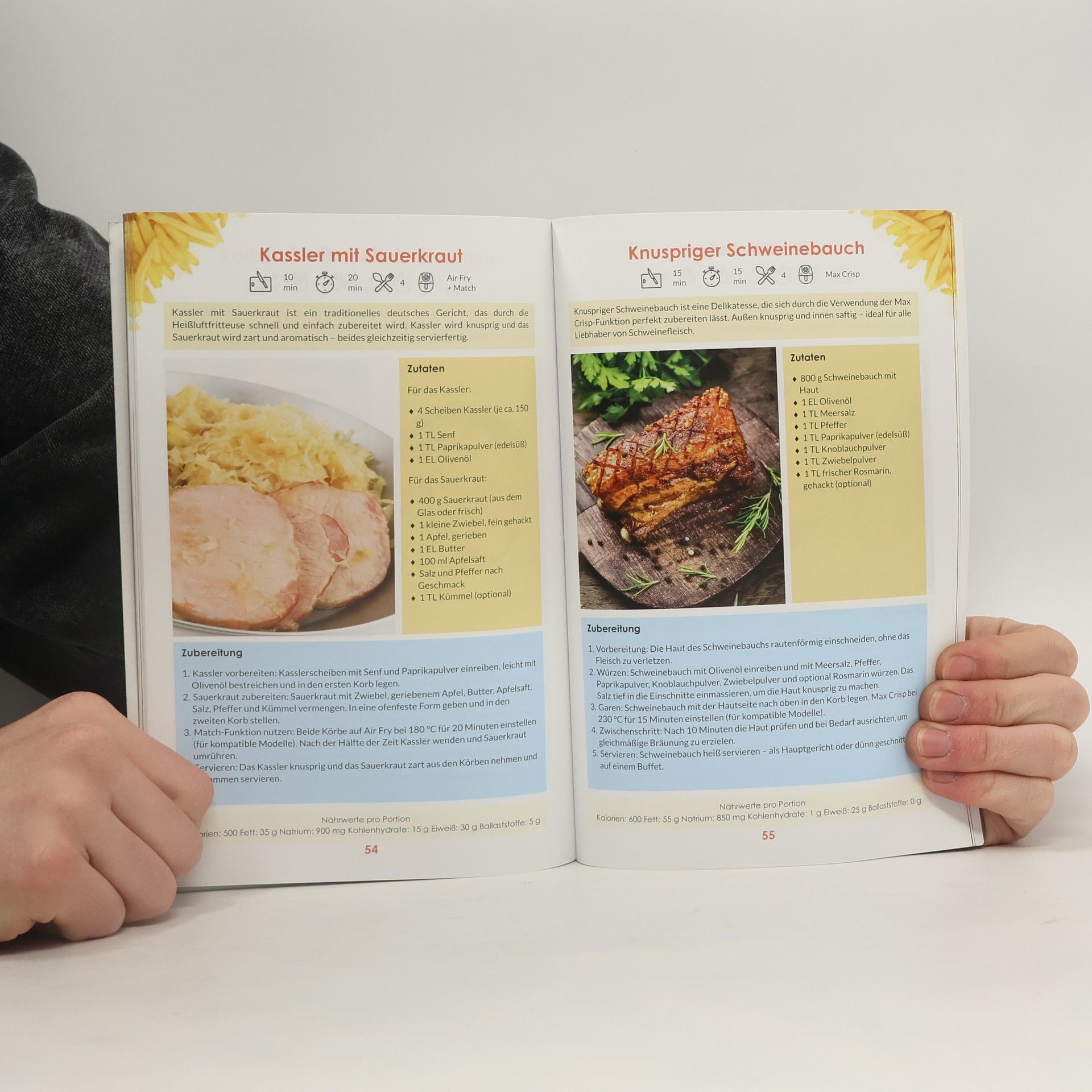Johann Weber Ninja XXL Heißluftfritteuse Rezeptbuch