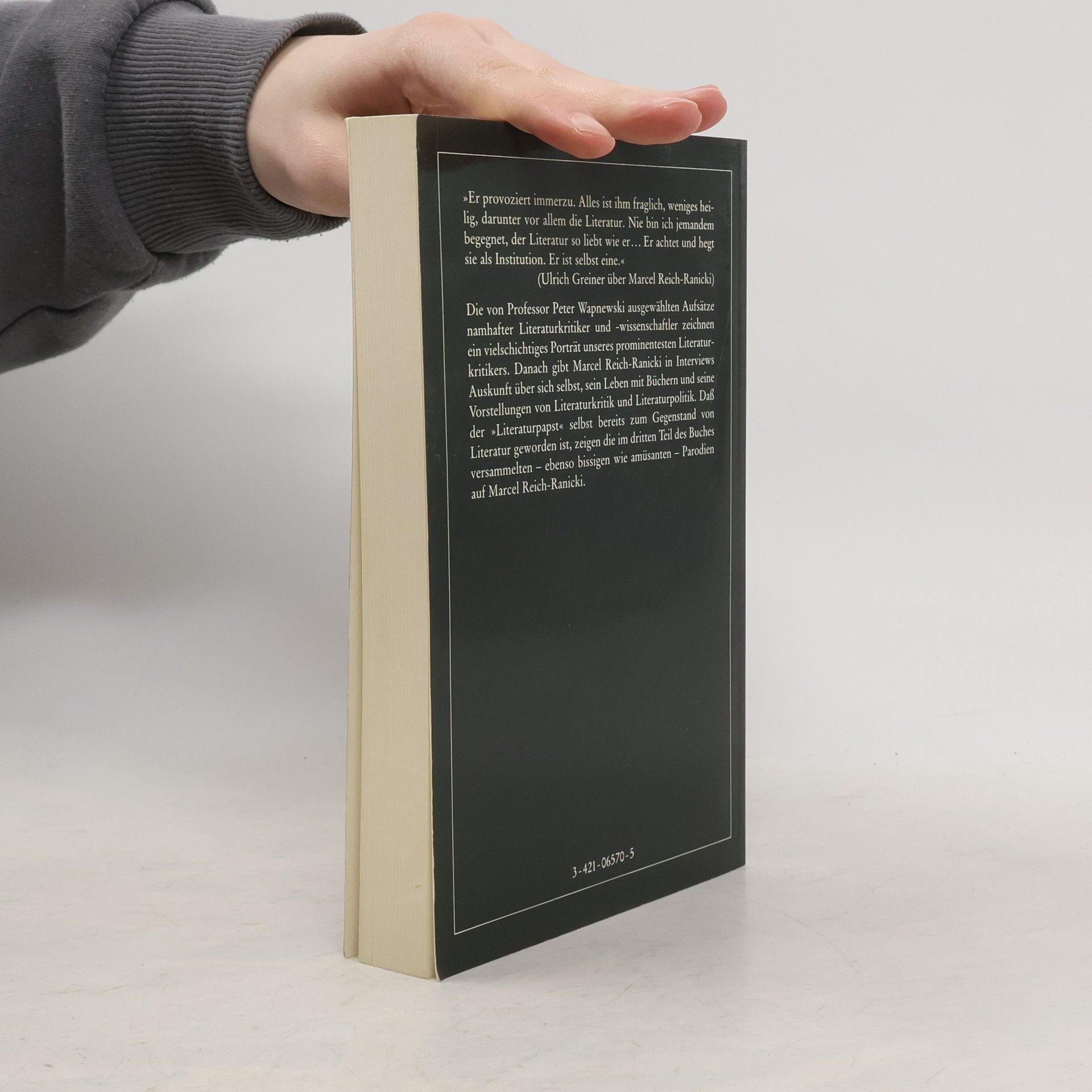Peter Wapnewski Betrifft Literatur