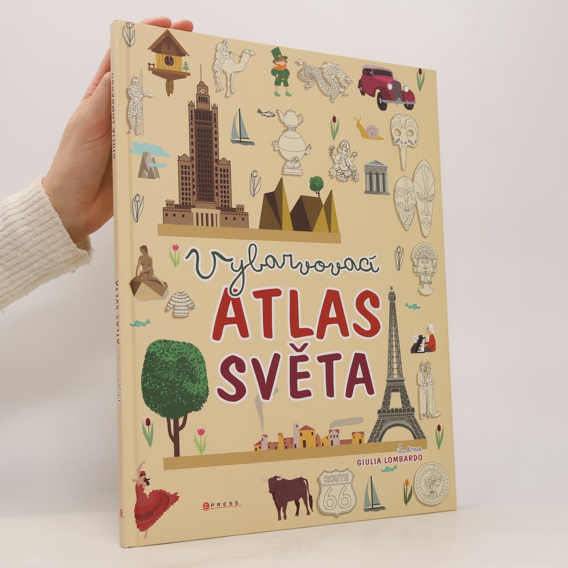 Guilia Lombardo Vybarvovací atlas světa