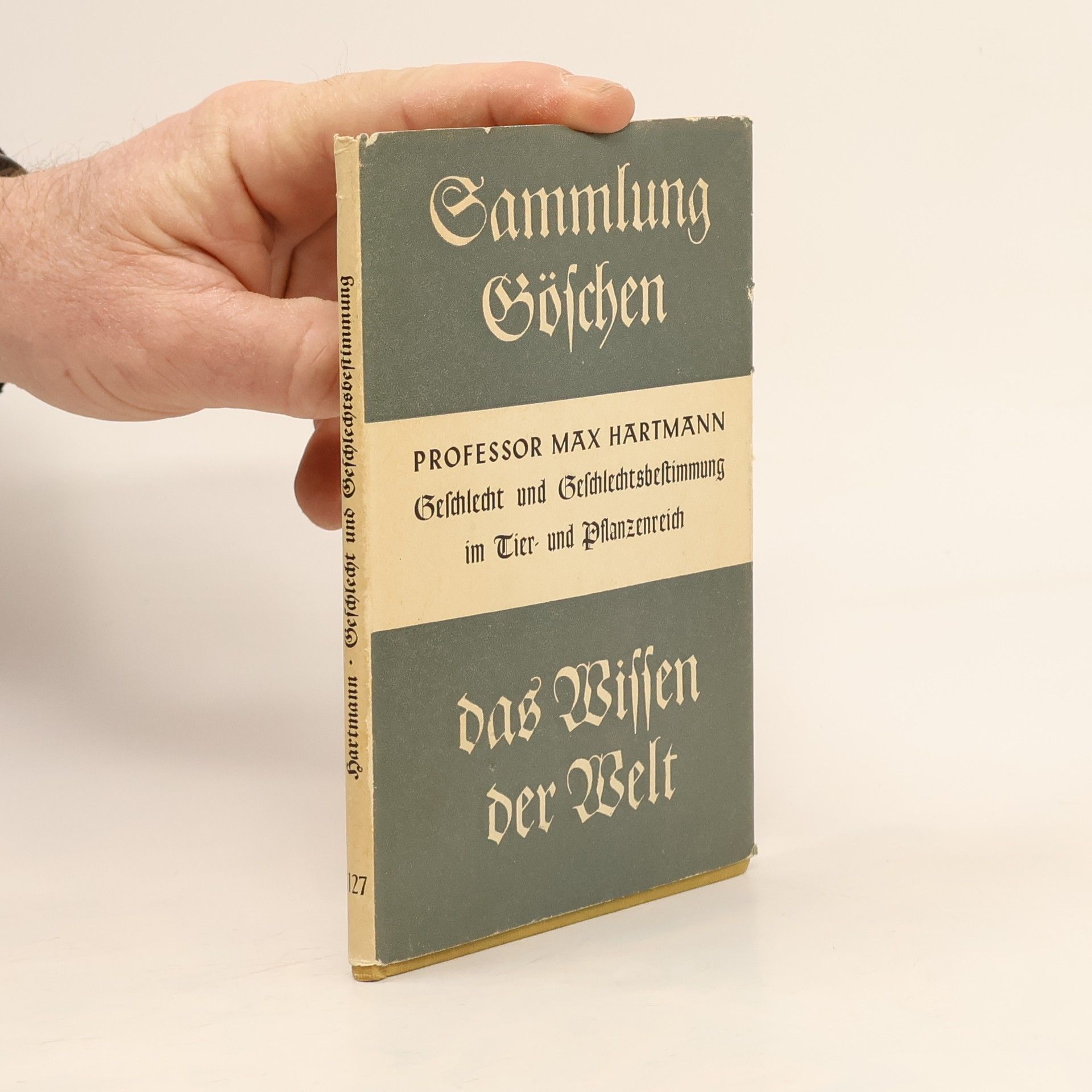 Max Hartmann Geschlecht und Geschlechtsbestimmung im Tier- und Pflanzenreich