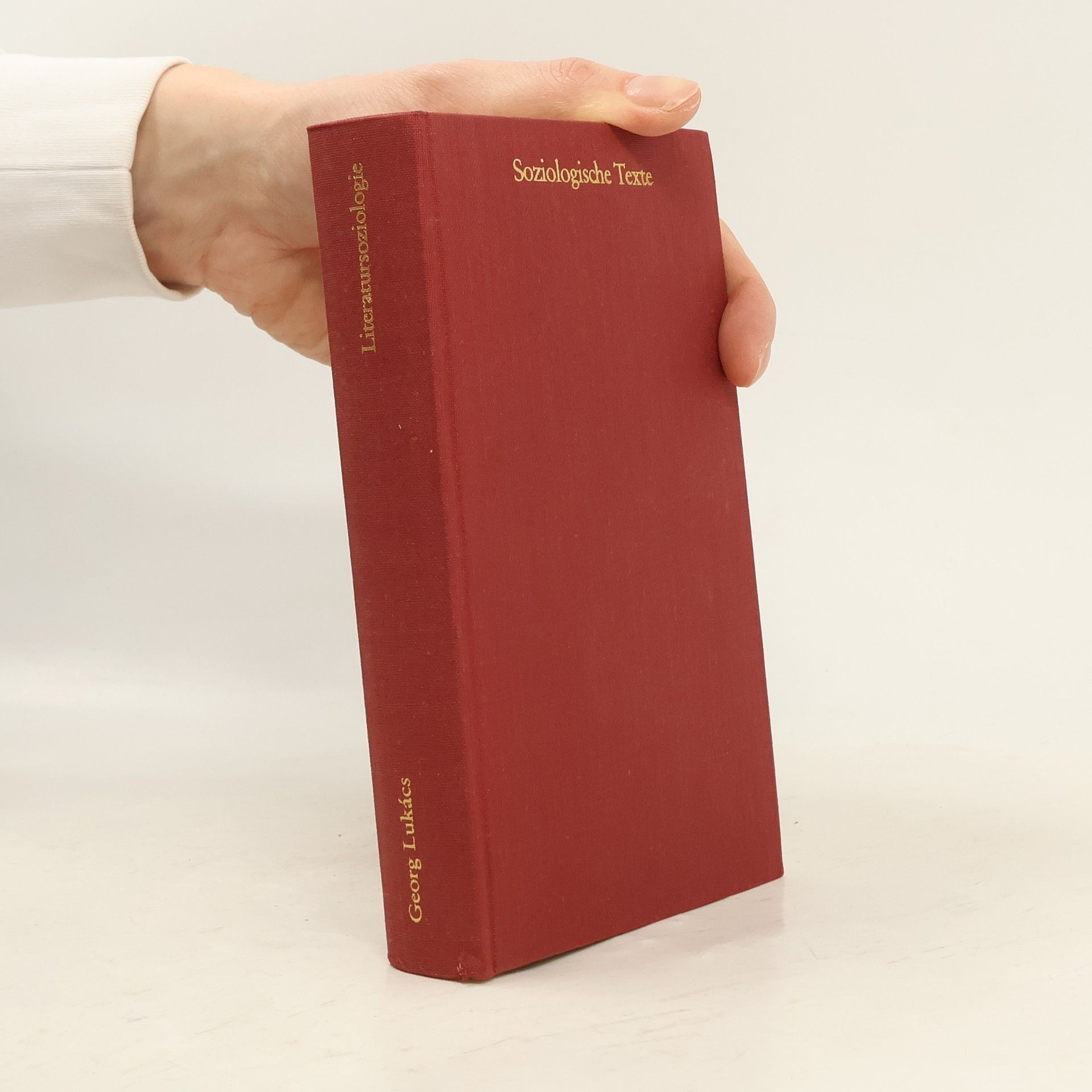 György Lukács Soziologische Texte