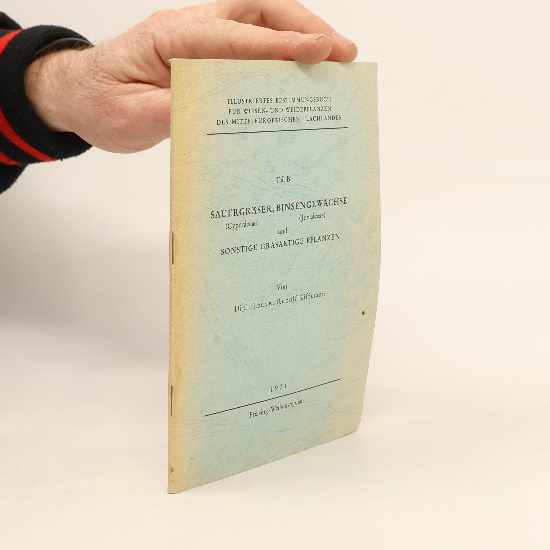 Rudolf Kiffmann Illustriertes Bestimmungsbuch für Wiesen- und Weidepflanzen des mitteleuropäischen Flachlandes