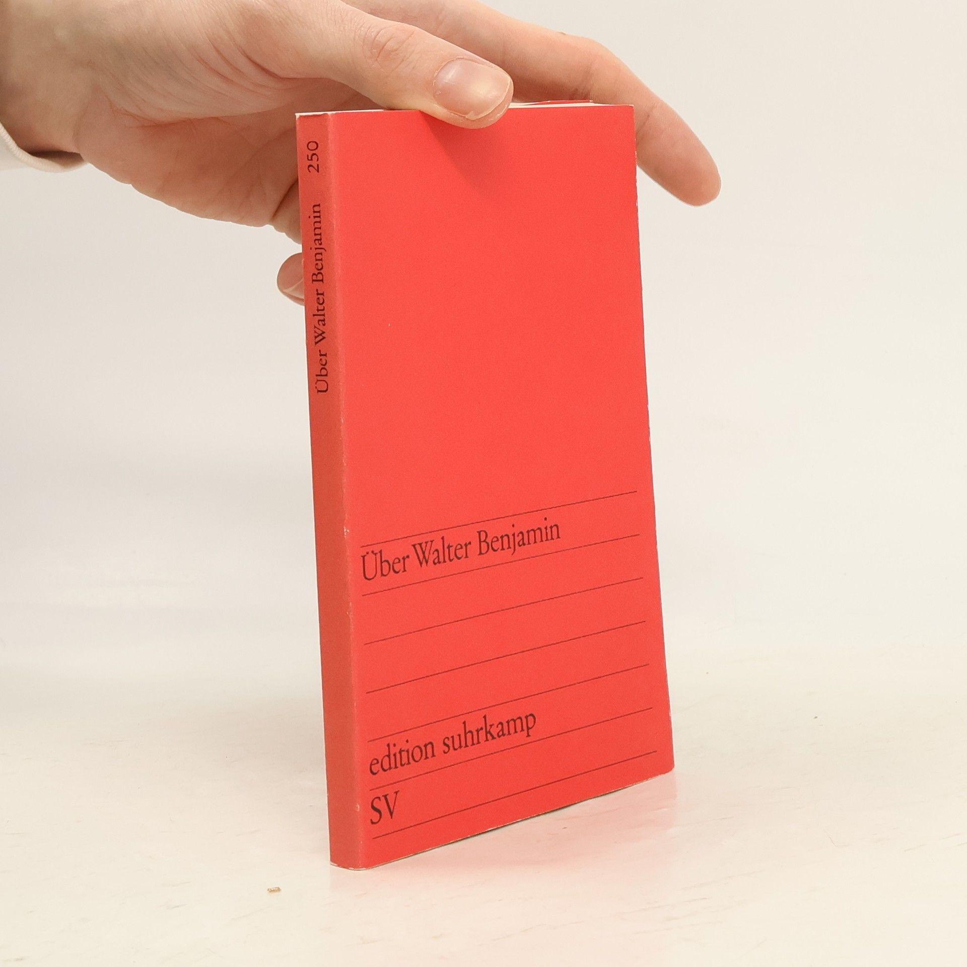 Kolektiv autorů Über Walter Benjamin