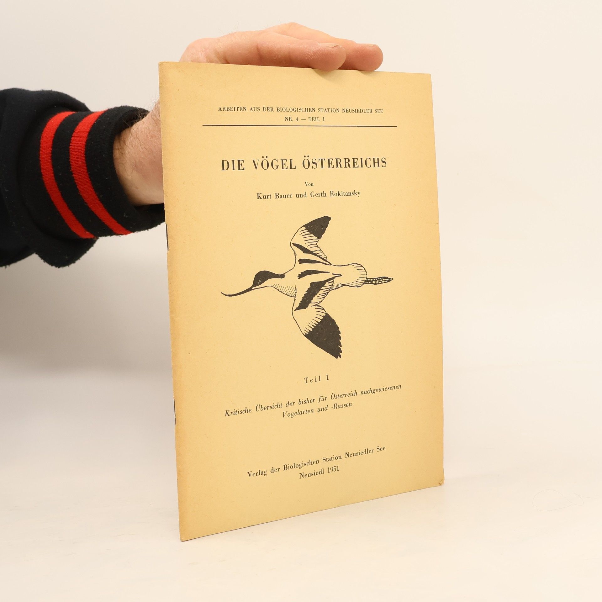 Kurt Bauer Die vögel Österreichs 1