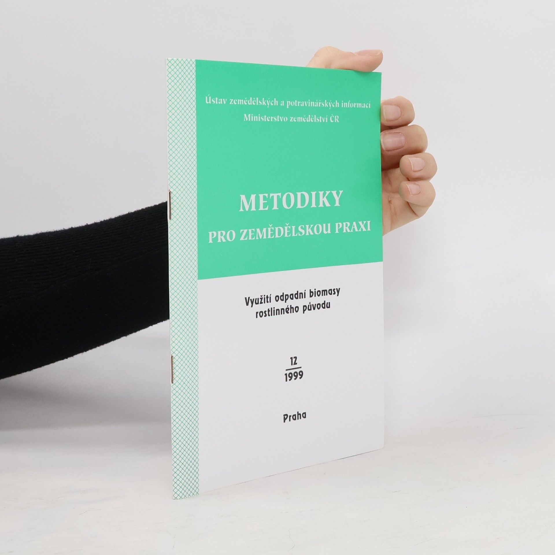 Kolektiv autorů Metodiky pro zemědělskou praxi 12/1999
