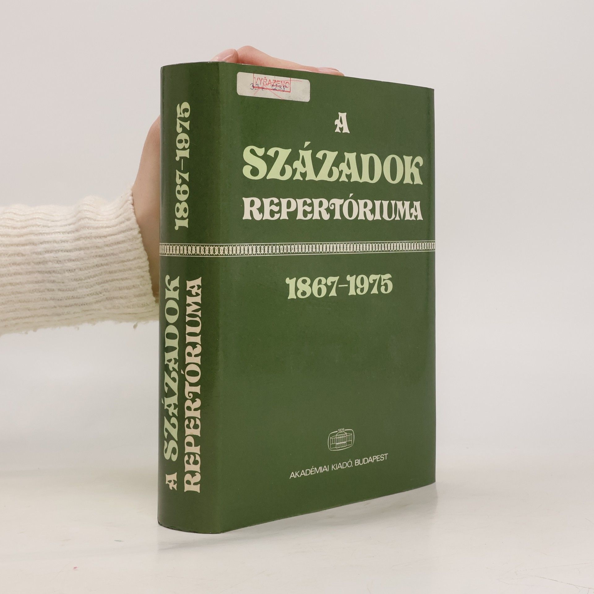 Ervin Pamlényi A Századok Repertóriuma, 1867-1975