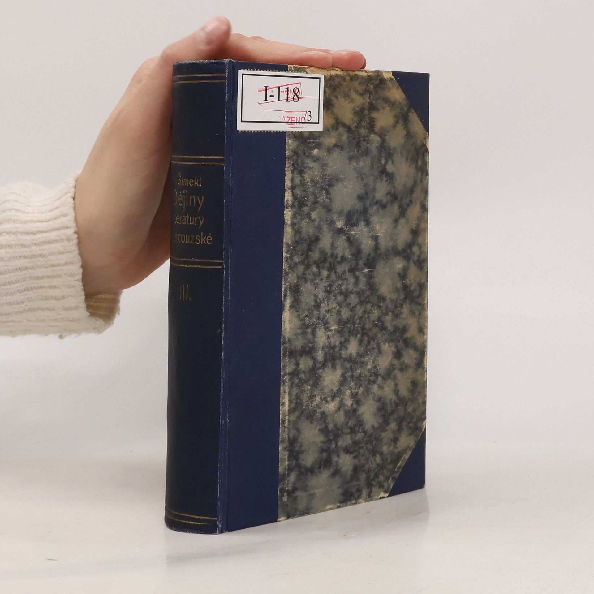 Otokar Šimek Dějiny literatury francouzské v obrysech III.