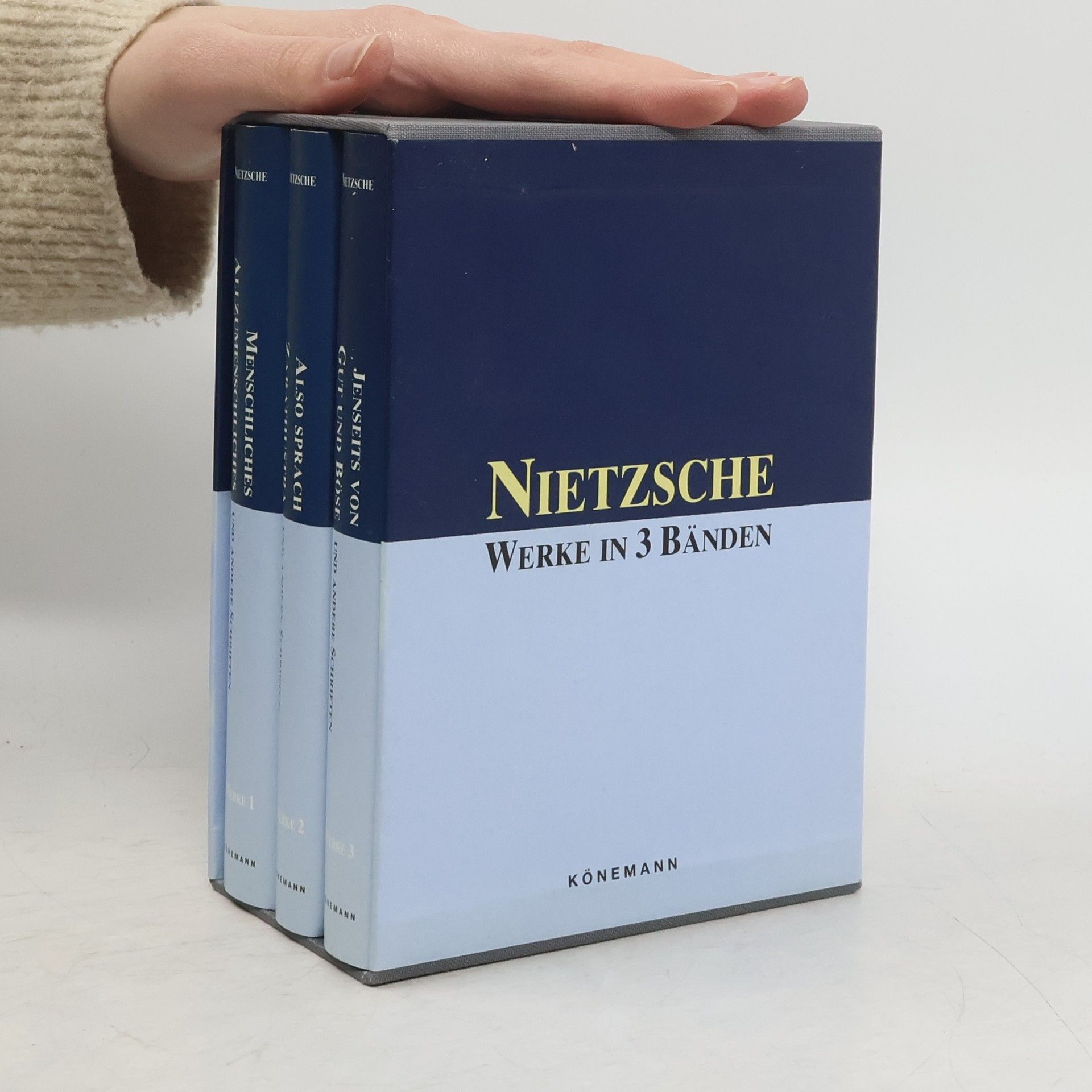 Friedrich Nietzsche Nietzsche: Werke in 3 Bänden (1-3, komplet)