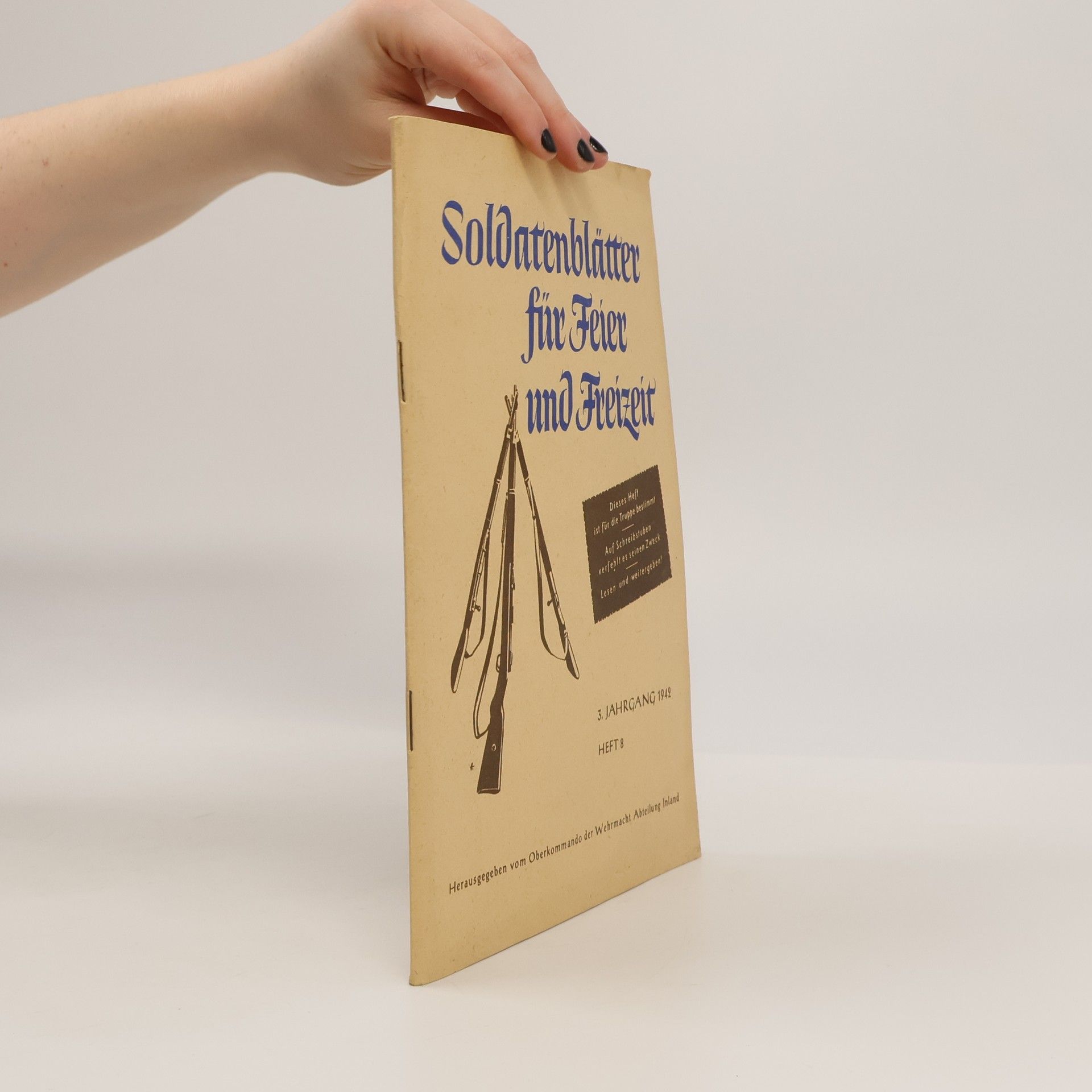 Auteurscollectief Soldatenblätter für Feier und Freizeit 8