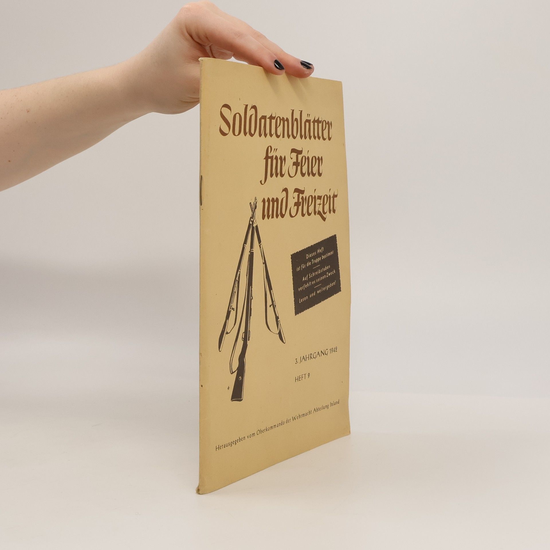 neuveden Soldatenblätter für Feier und Freizeit