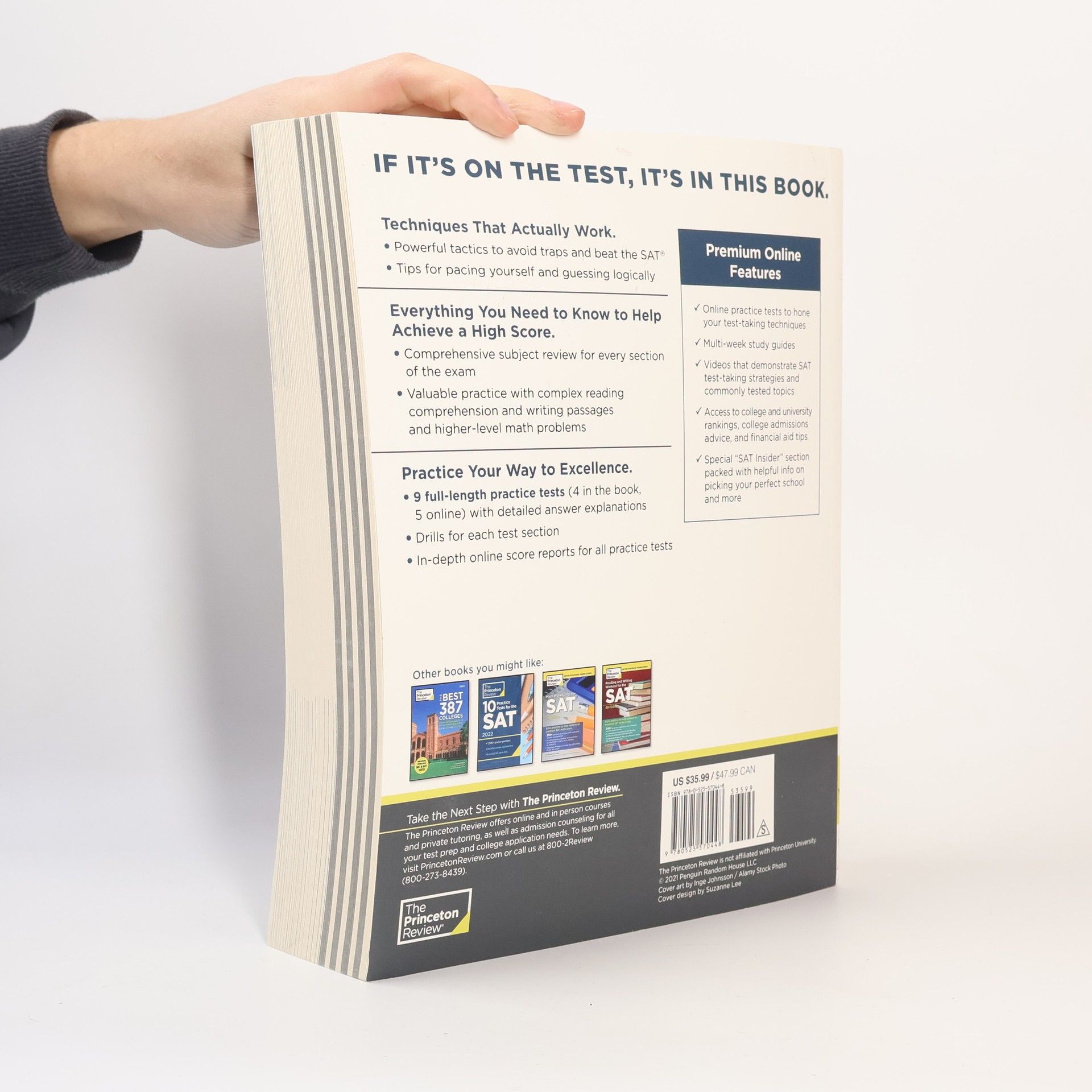 Autores varios Princeton Review: Princeton Review SAT Premium Prep, 2022