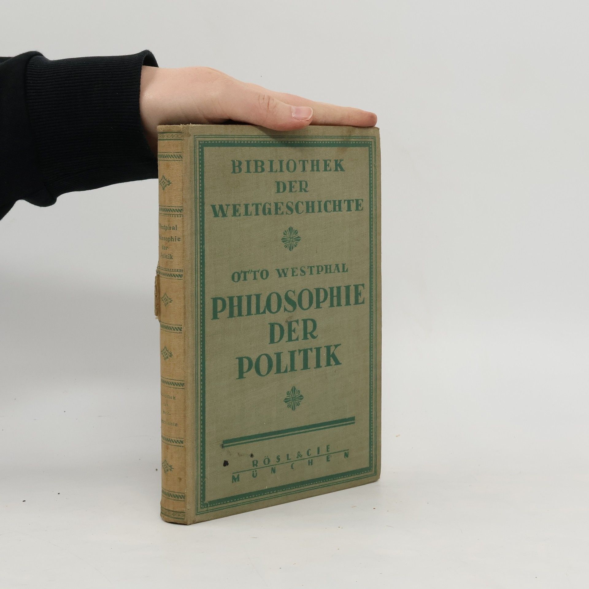 Carl Friedrich Otto Westphal Philosophie der politik