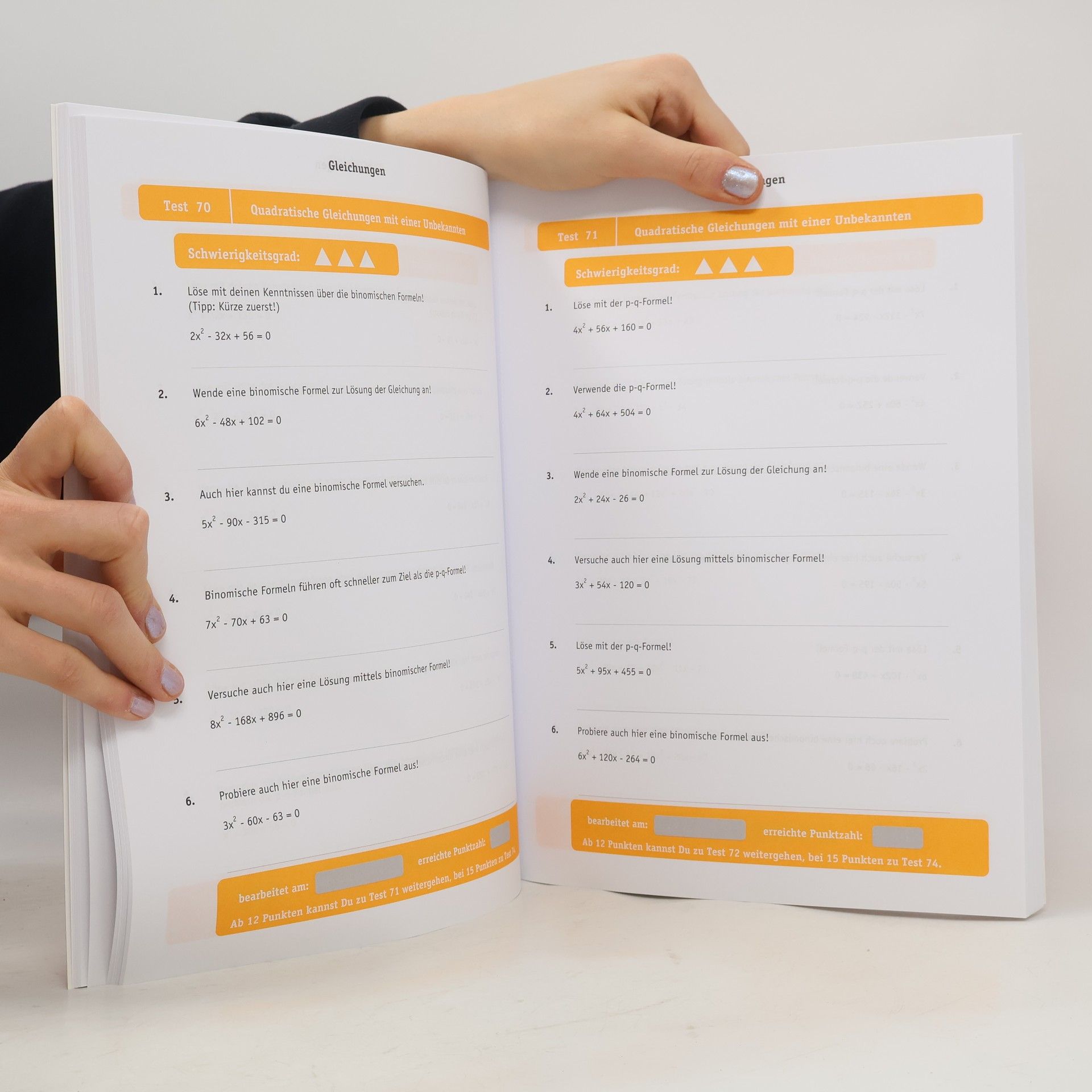Autorenkollektiv Mathe Formeln Gleichungen 7-8. Klasse