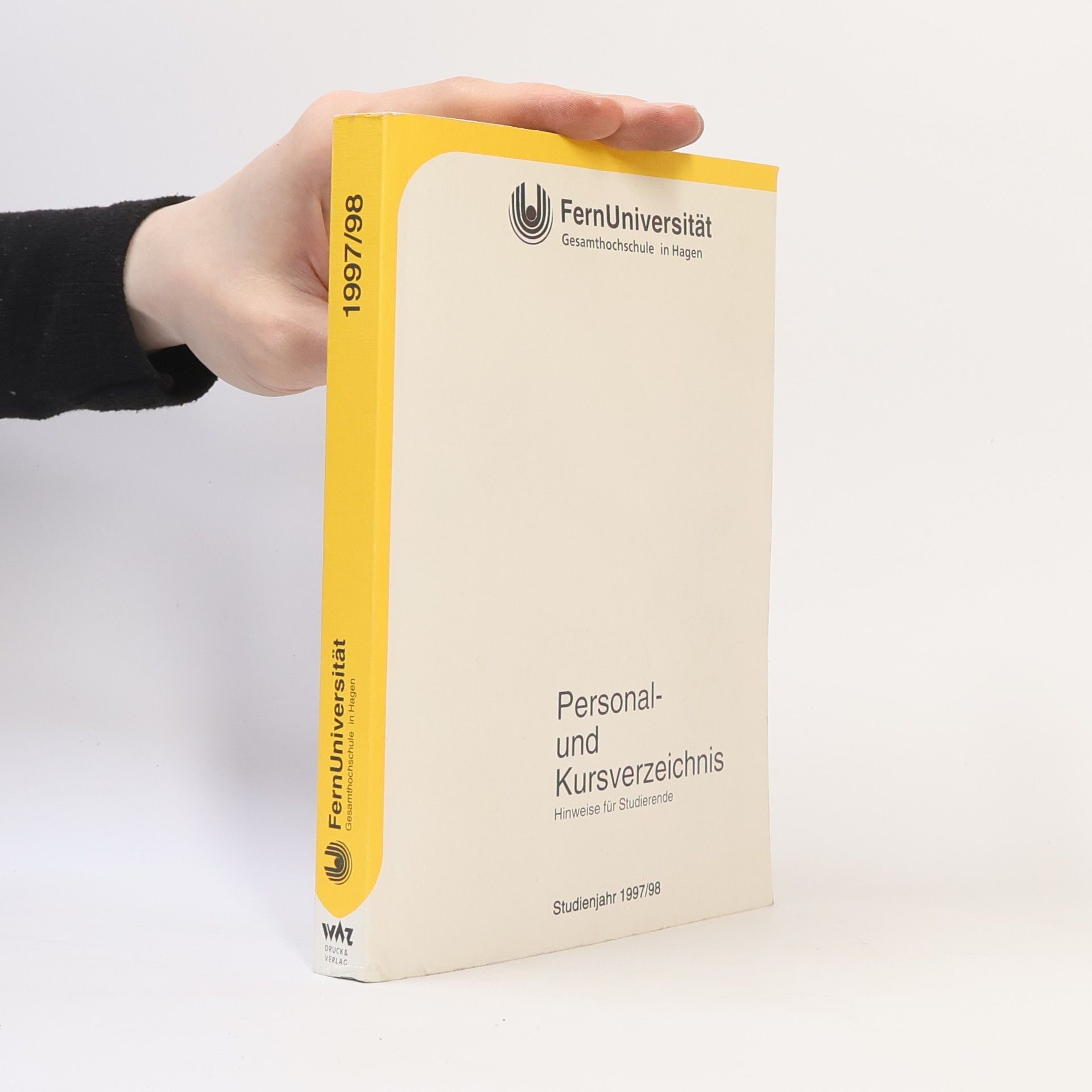 Kolektiv autorů Personal- und Vorlesungsverzeichnis