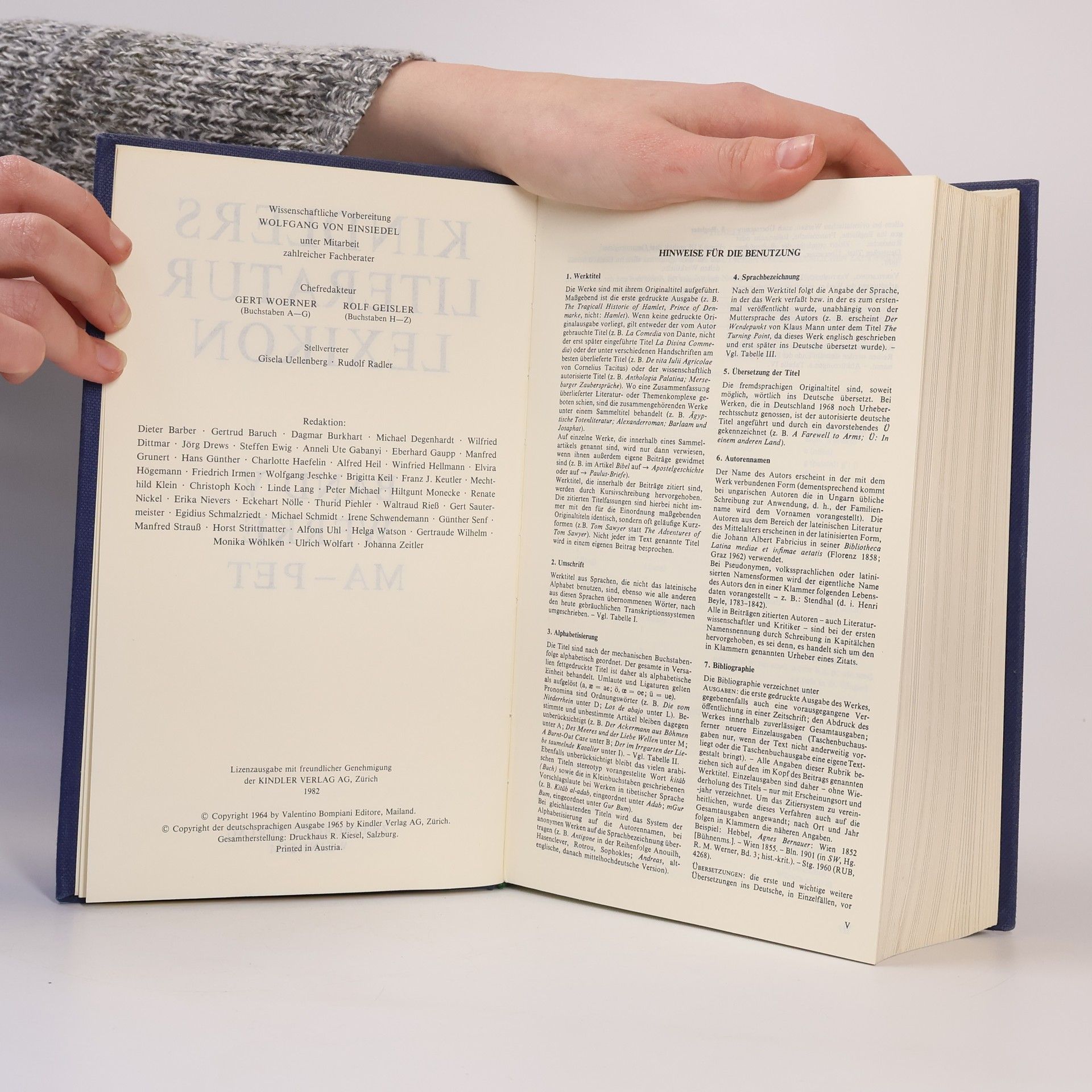 Various authors Kindlers Literatur Lexikon. Band V. Ma-Pet