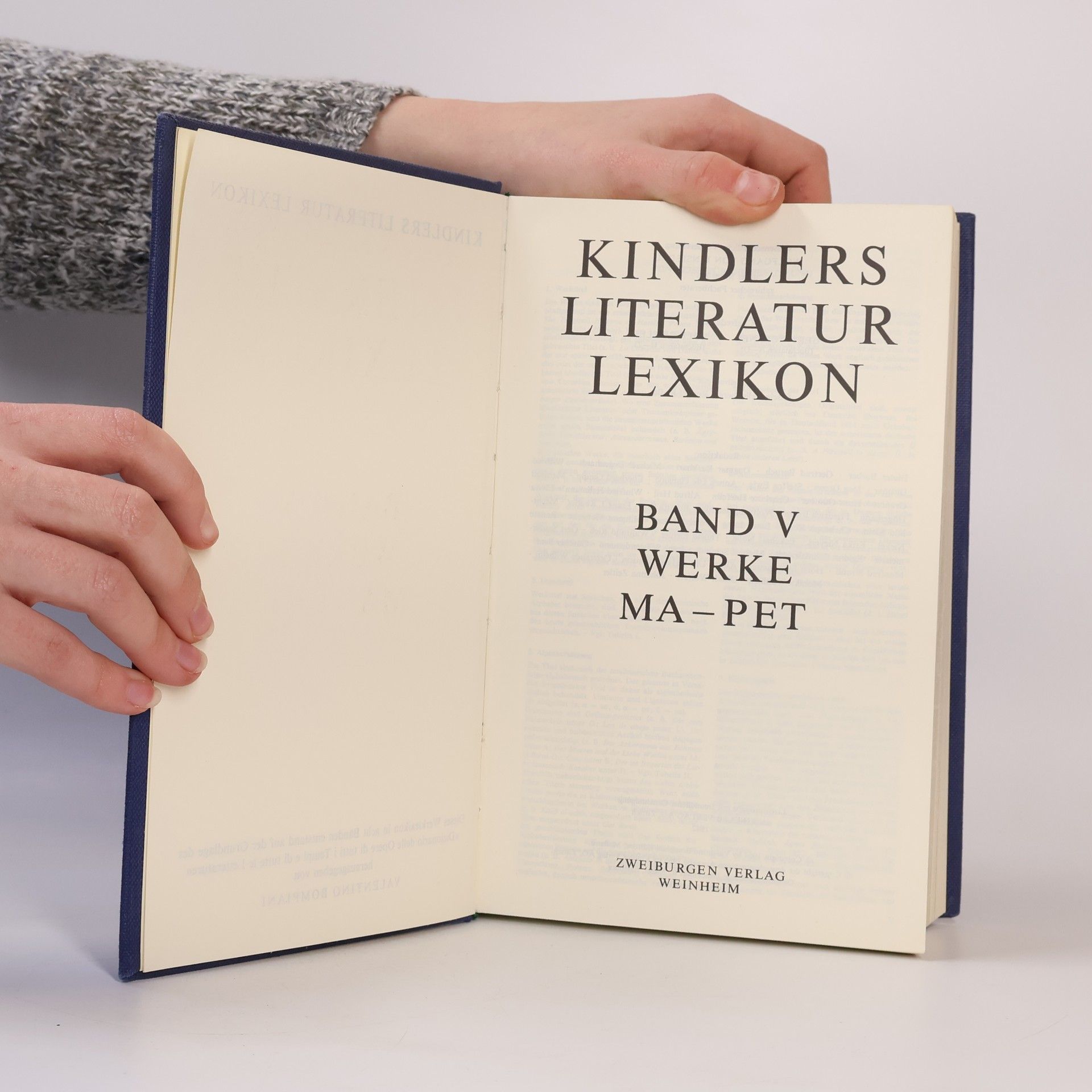 Various authors Kindlers Literatur Lexikon. Band V. Ma-Pet