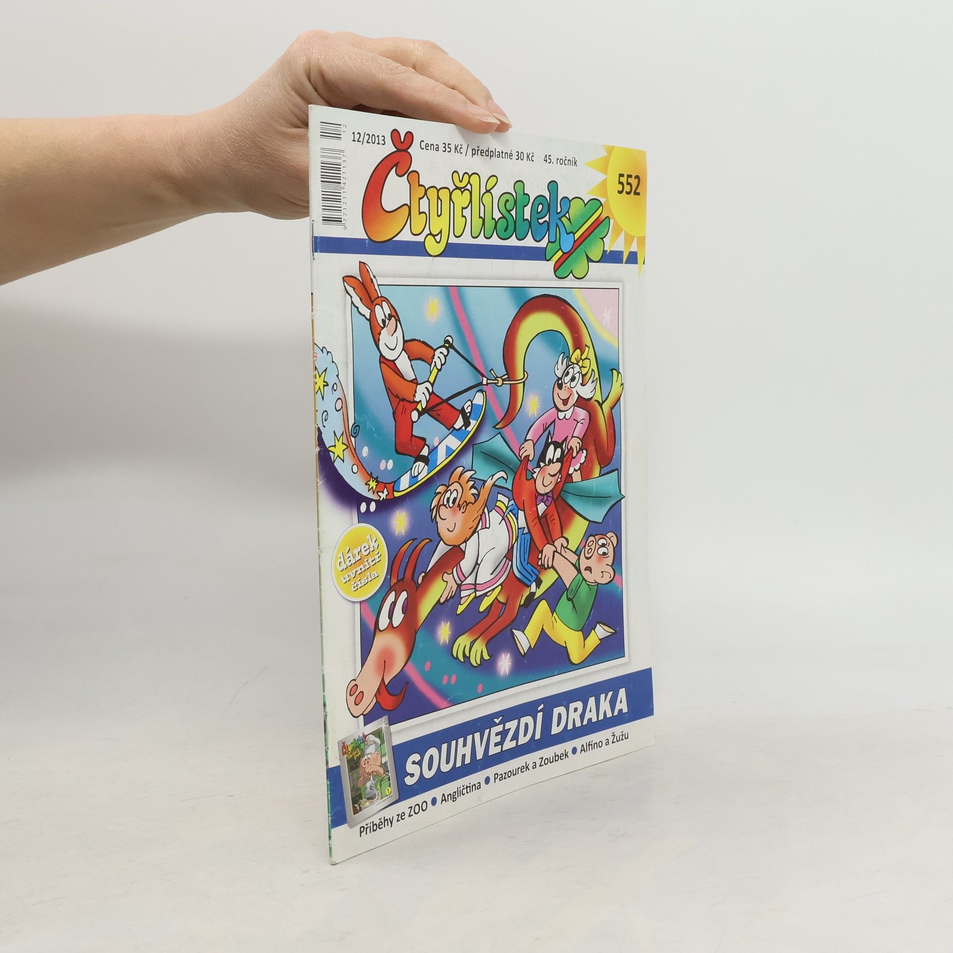 Čtyřlístek 552. 12/2013. Souhvězdí draka