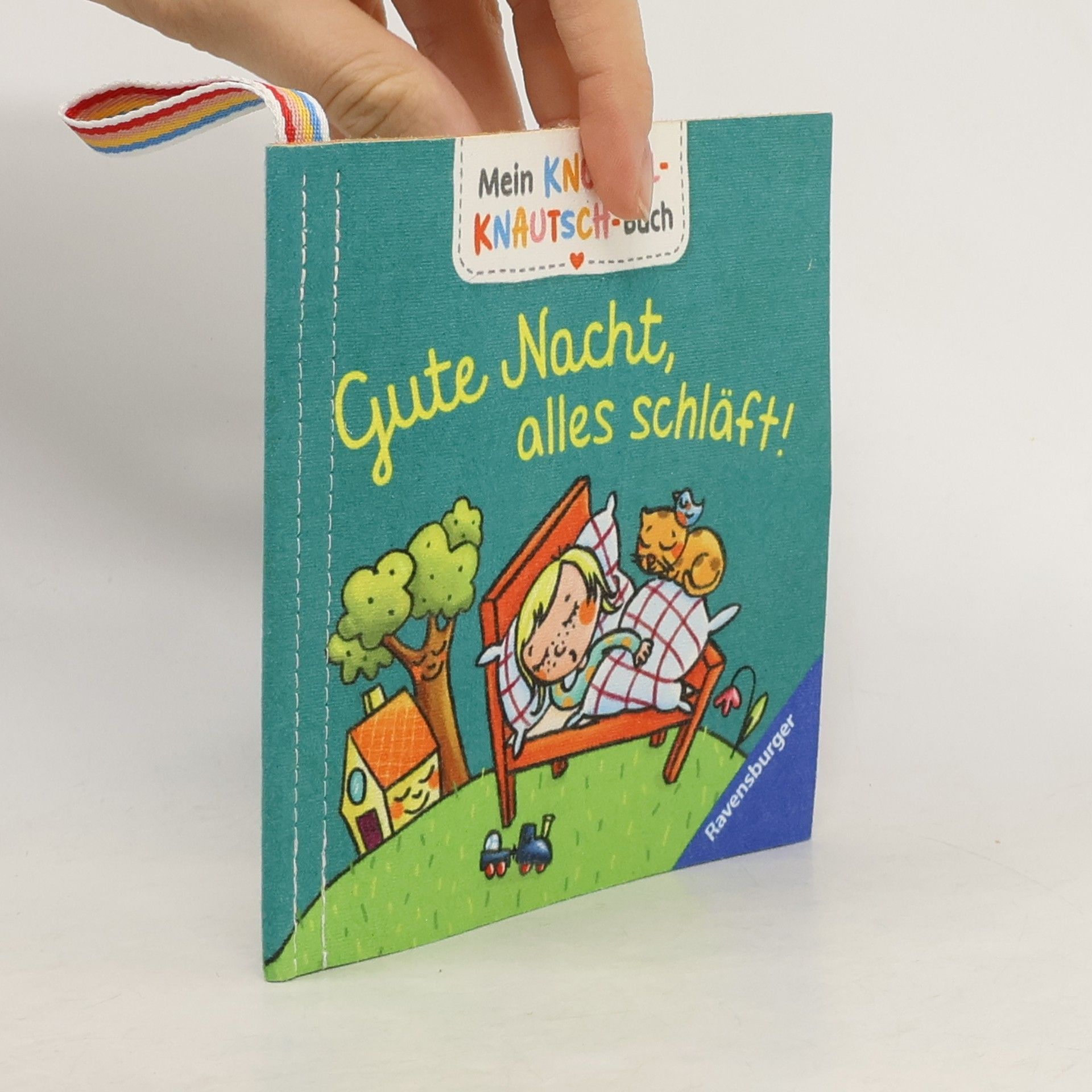 Martina Badstuber Mein Knuddel-Knautsch-Buch: Gute Nacht; weiches Stoffbuch, waschbares Badebuch, Babyspielzeug ab 6 Monate