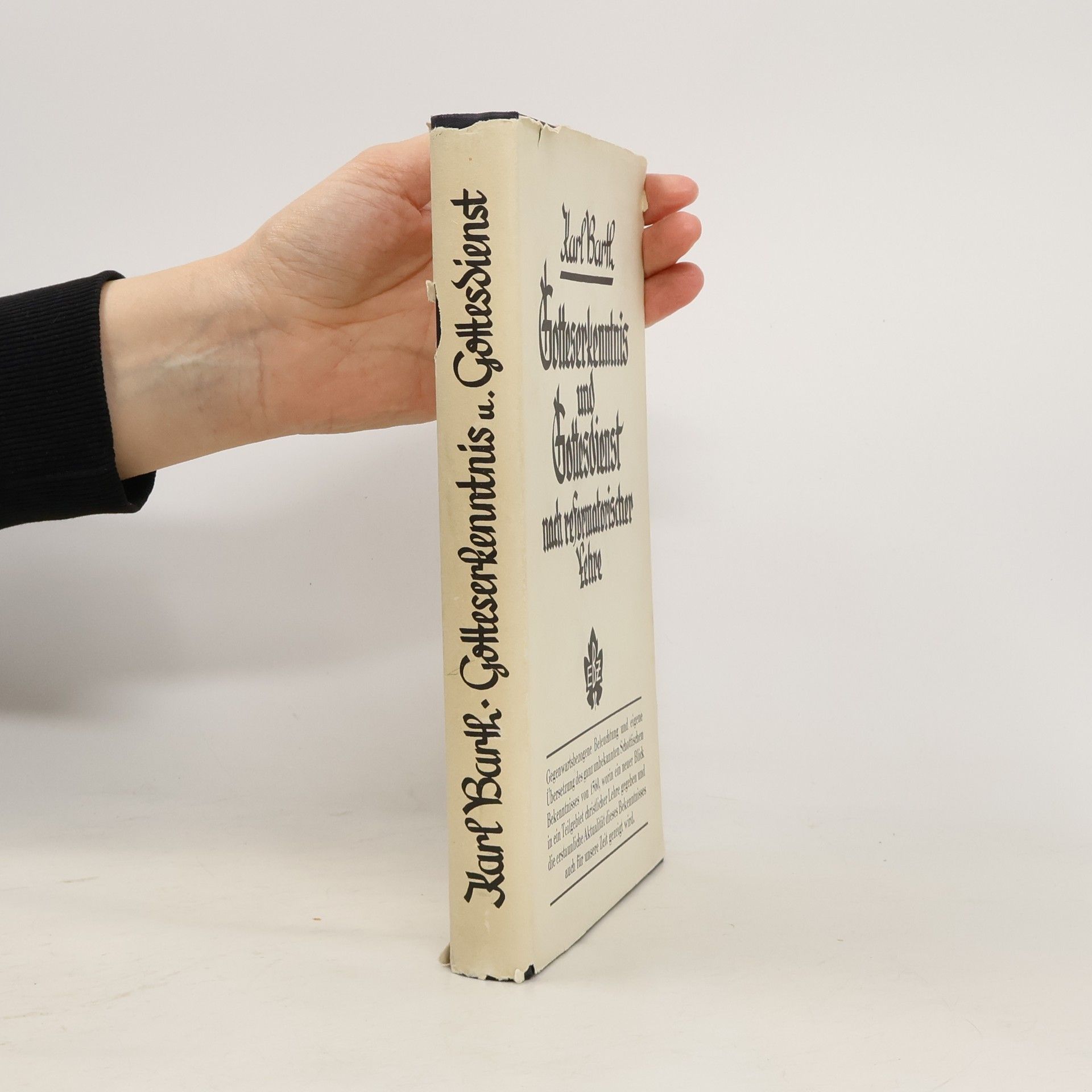 Karl Barth Gotteserkenntnis und Gottesdienst