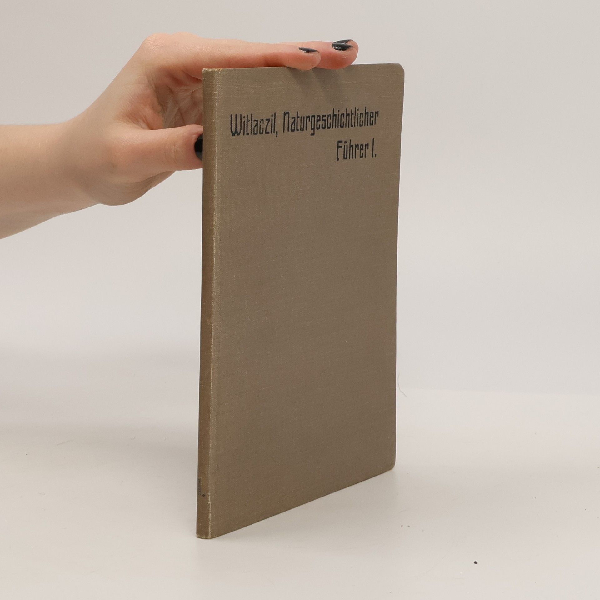 Naturgeschichtlicher Führer für Wien und seine Umgebung I.