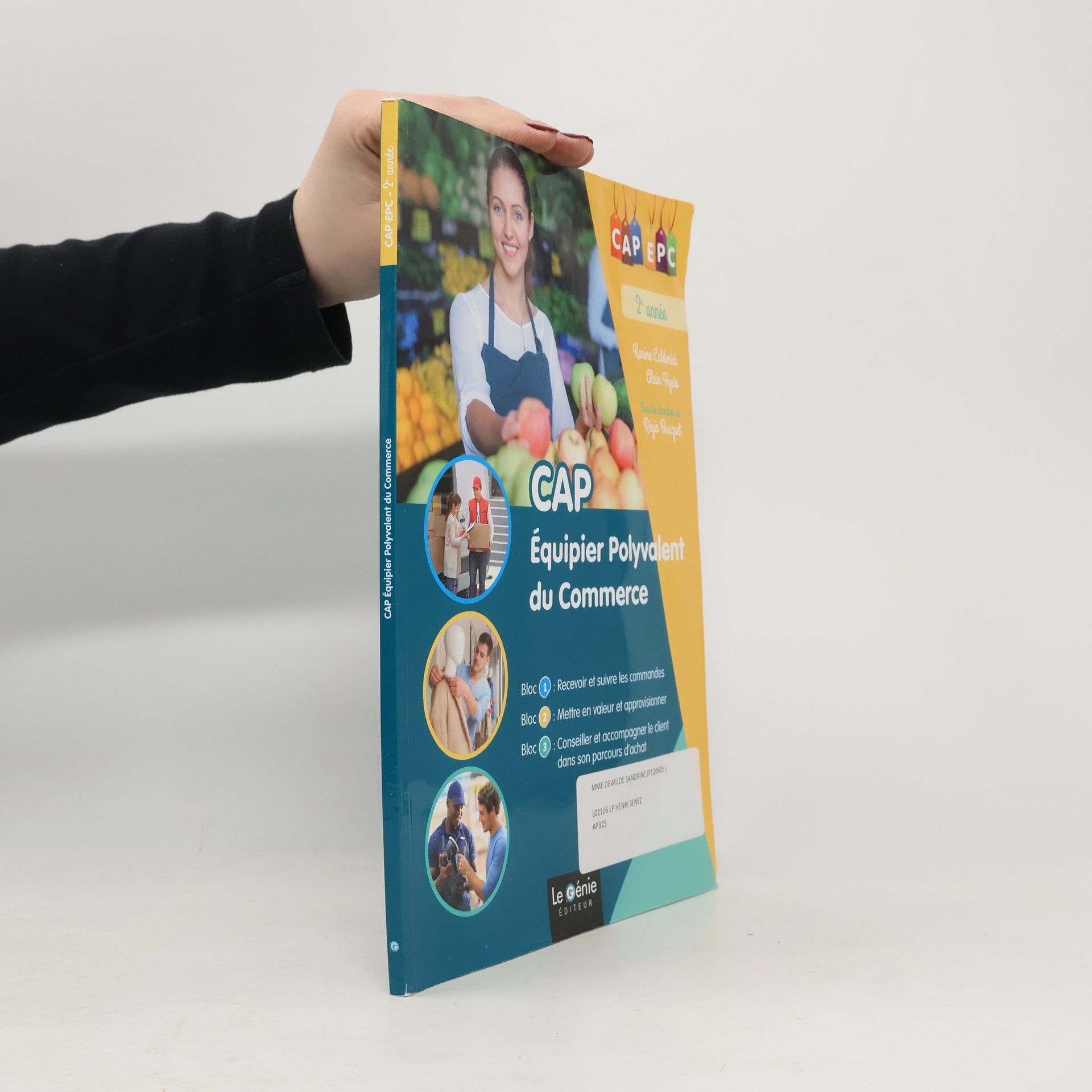 Karine Calderini CAP Équipier Polyvalent du Commerce 2e année