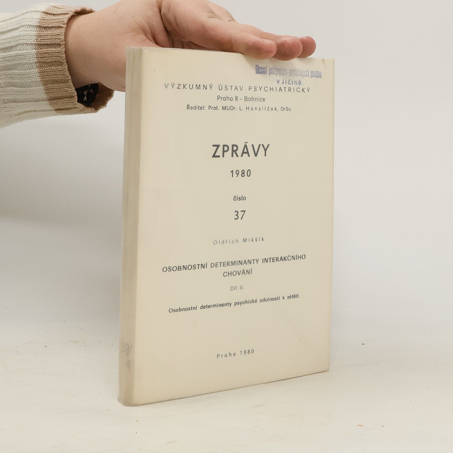 Autorenkollektiv Zprávy 1980 číslo 37