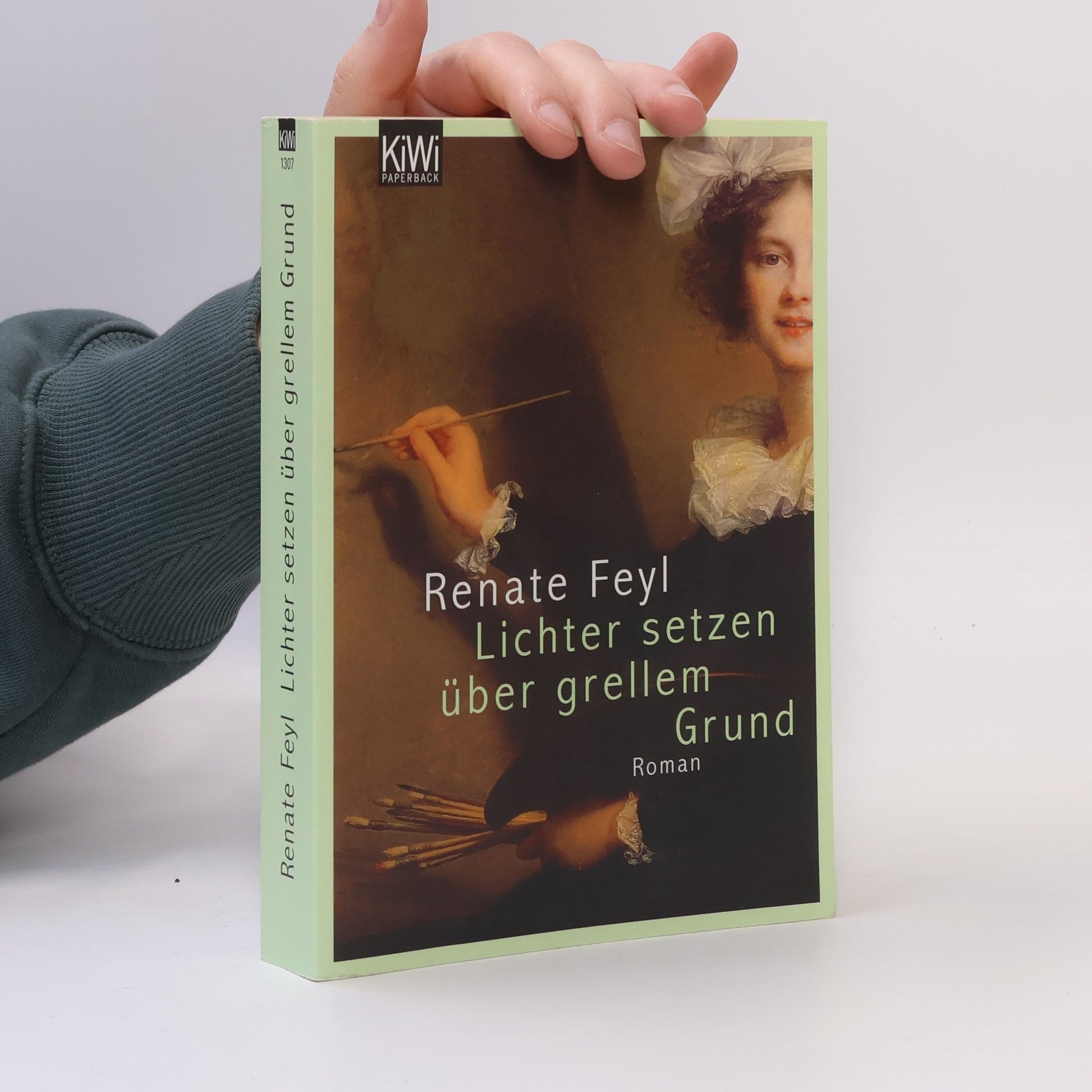 Lichter setzen über grellem Grund