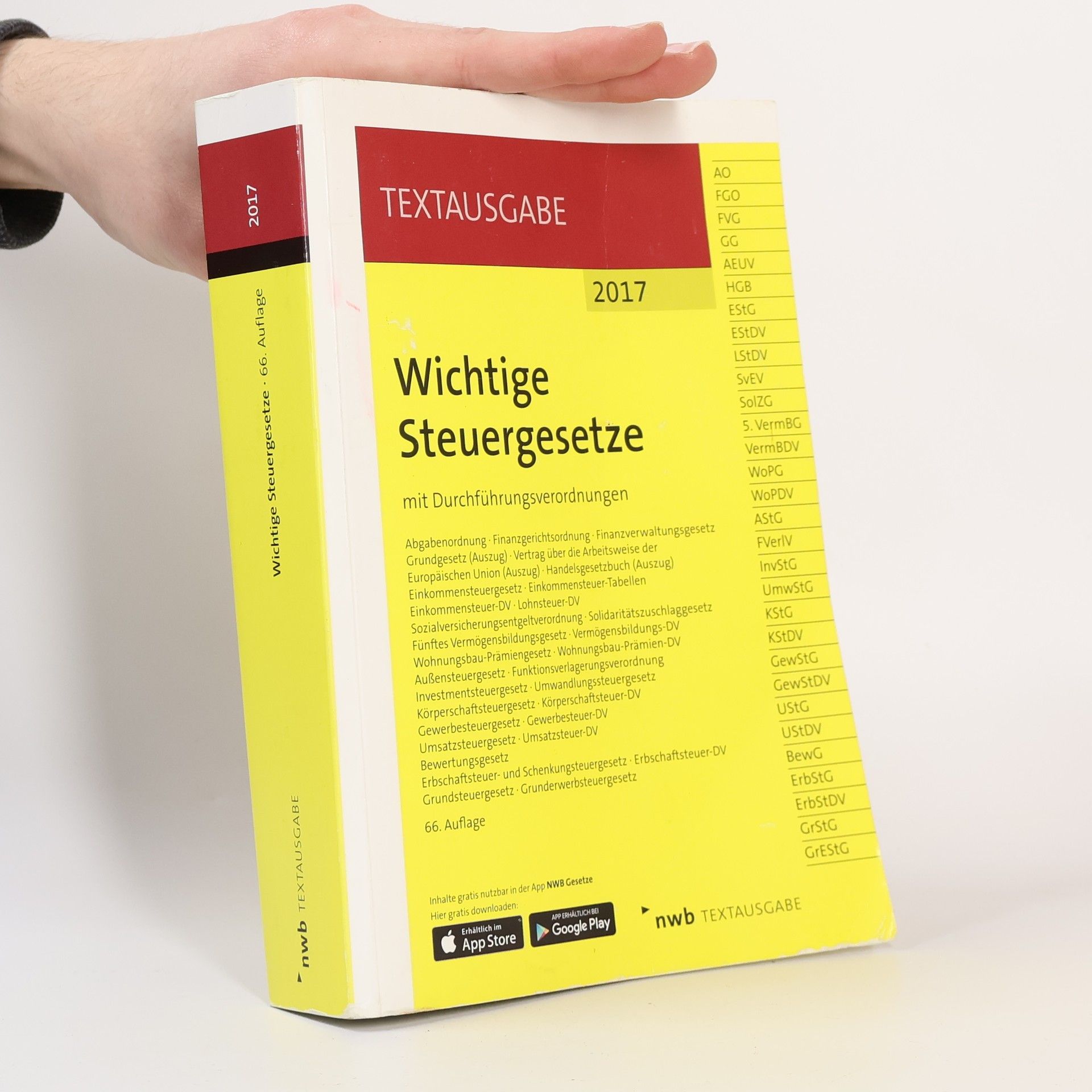 Autorenkollektiv Wichtige Steuergesetze