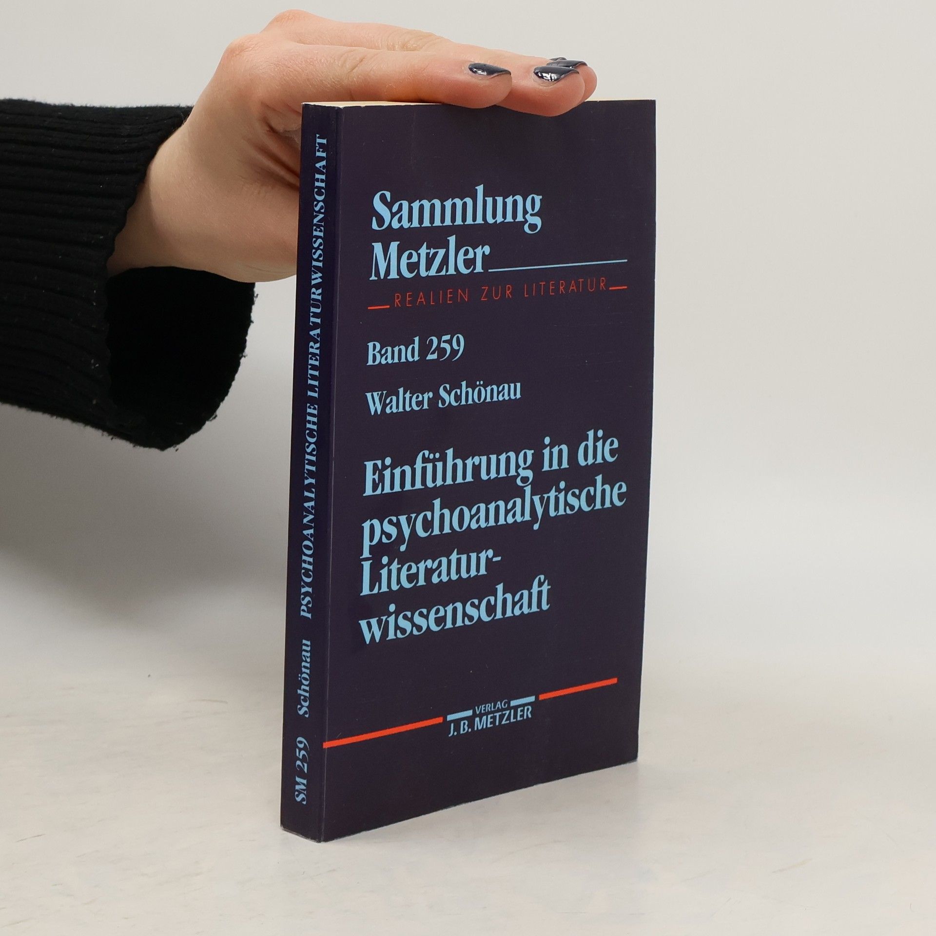 Walter Schönau Einführung in die psychoanalytische Literaturwissenschaft