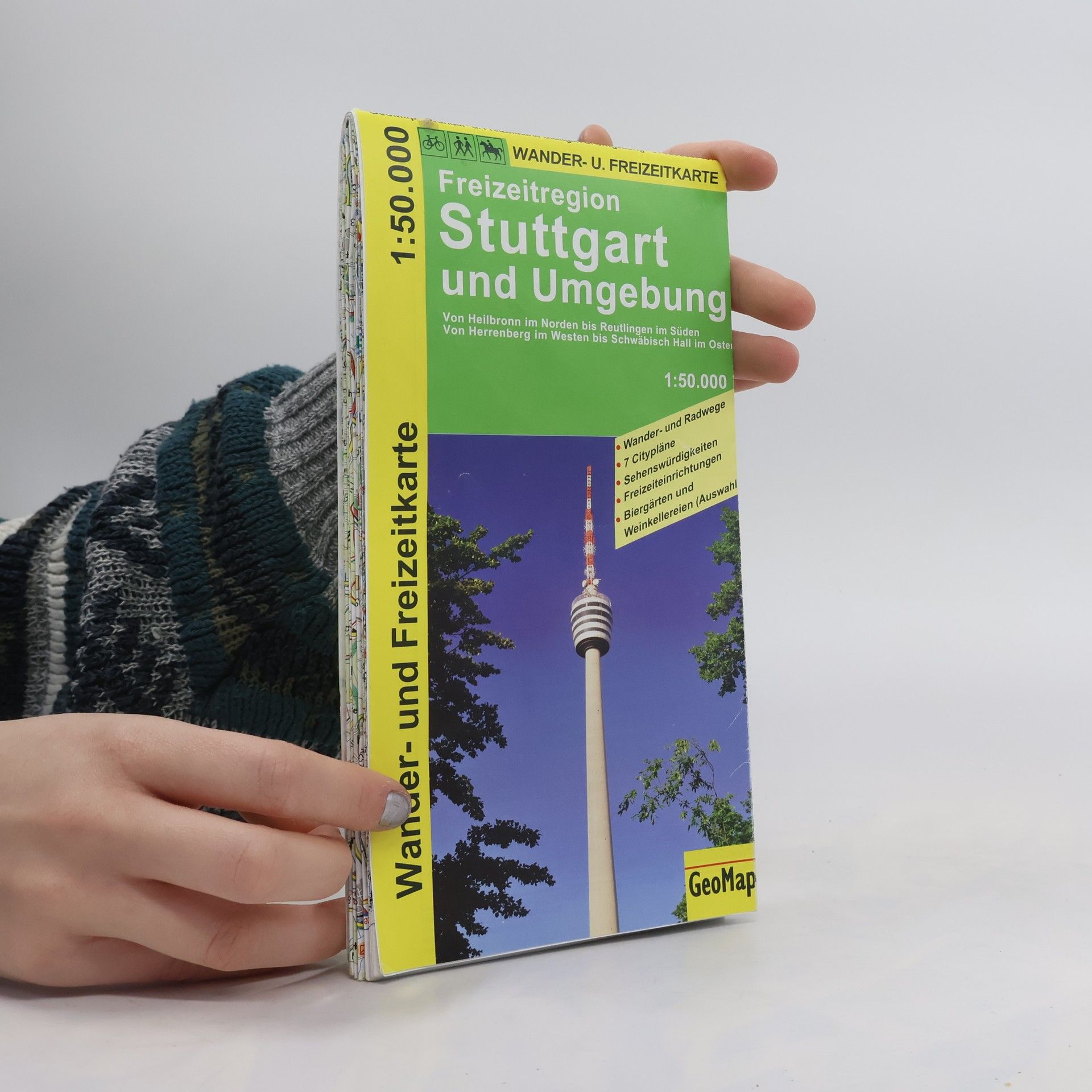 GeoMap GeoMap Karte Freizeitregion Stuttgart und Umgebung