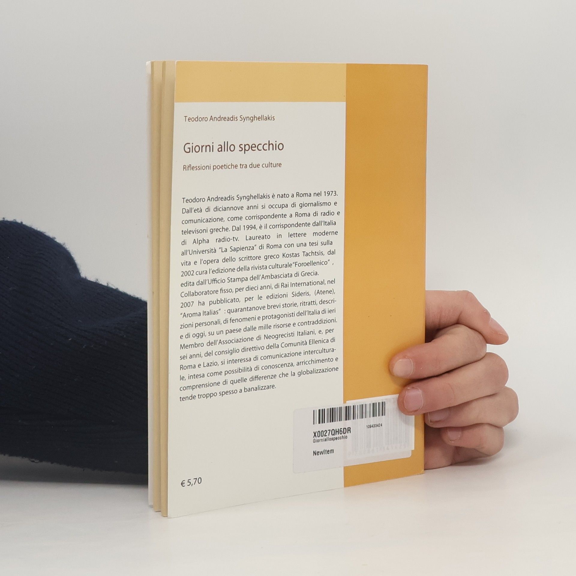 Teodoro Andreadis Synghellakis Archipe: Giorni allo specchio