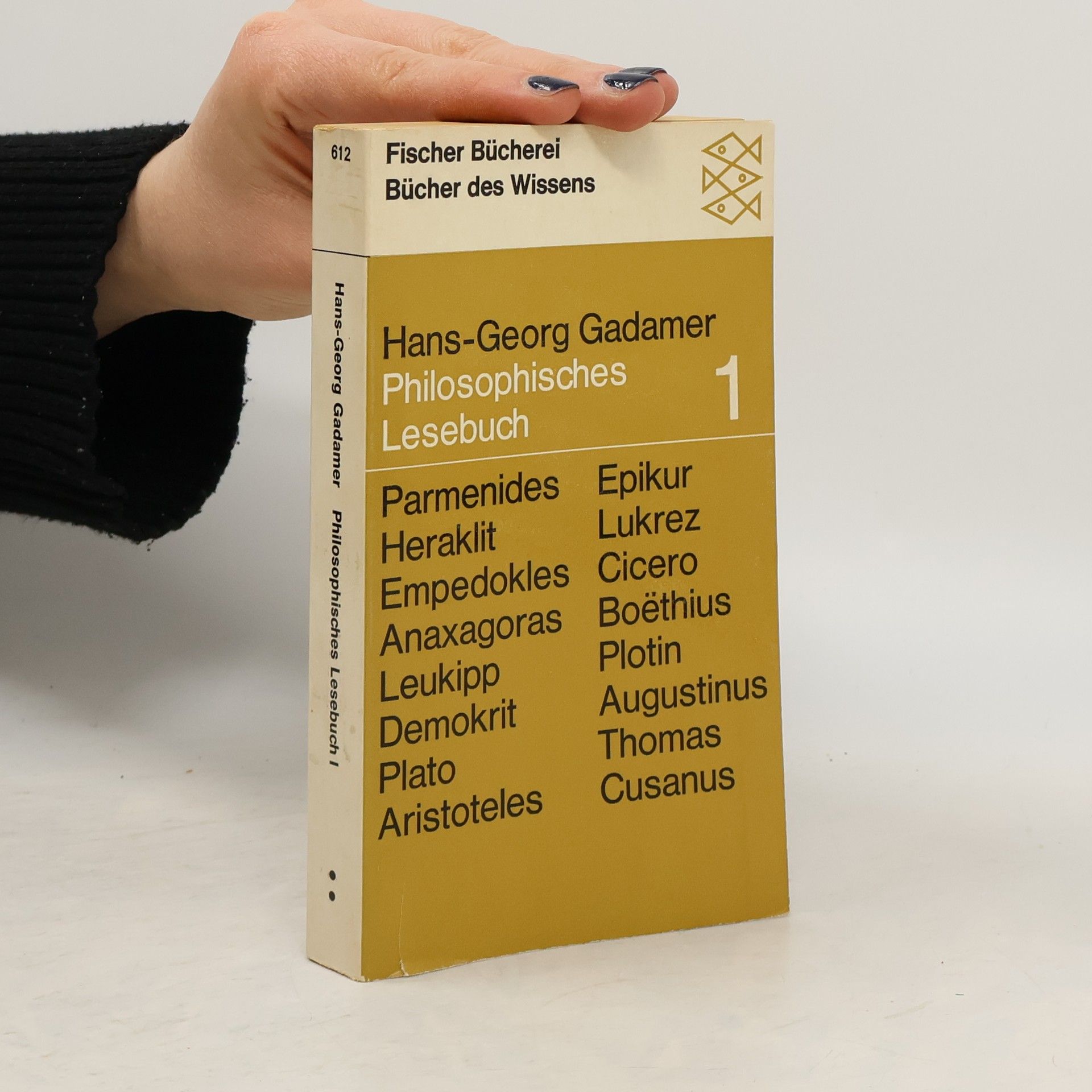 Hans-Georg Gadamer Philosophisches Lesebuch 1