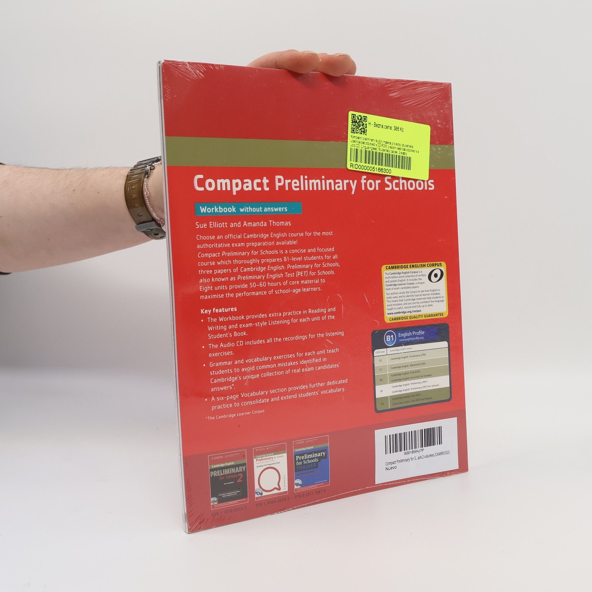 Sue Elliott Compact Preliminary for Schools: Student´s Book without answers with CD-Rom with Testbank