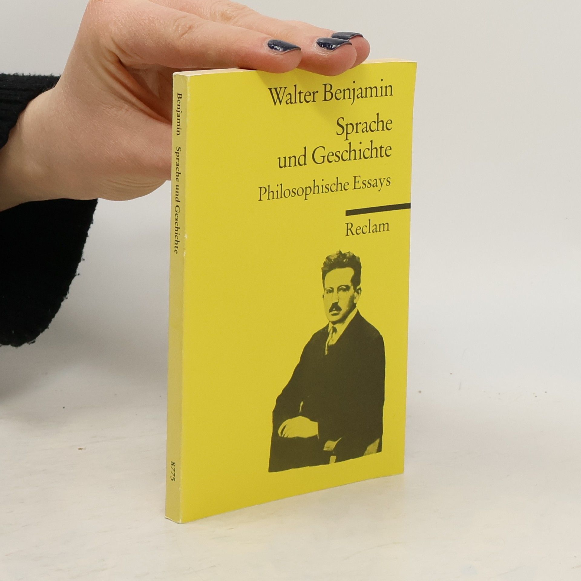 Walter Benjamin Sprache und Geschichte