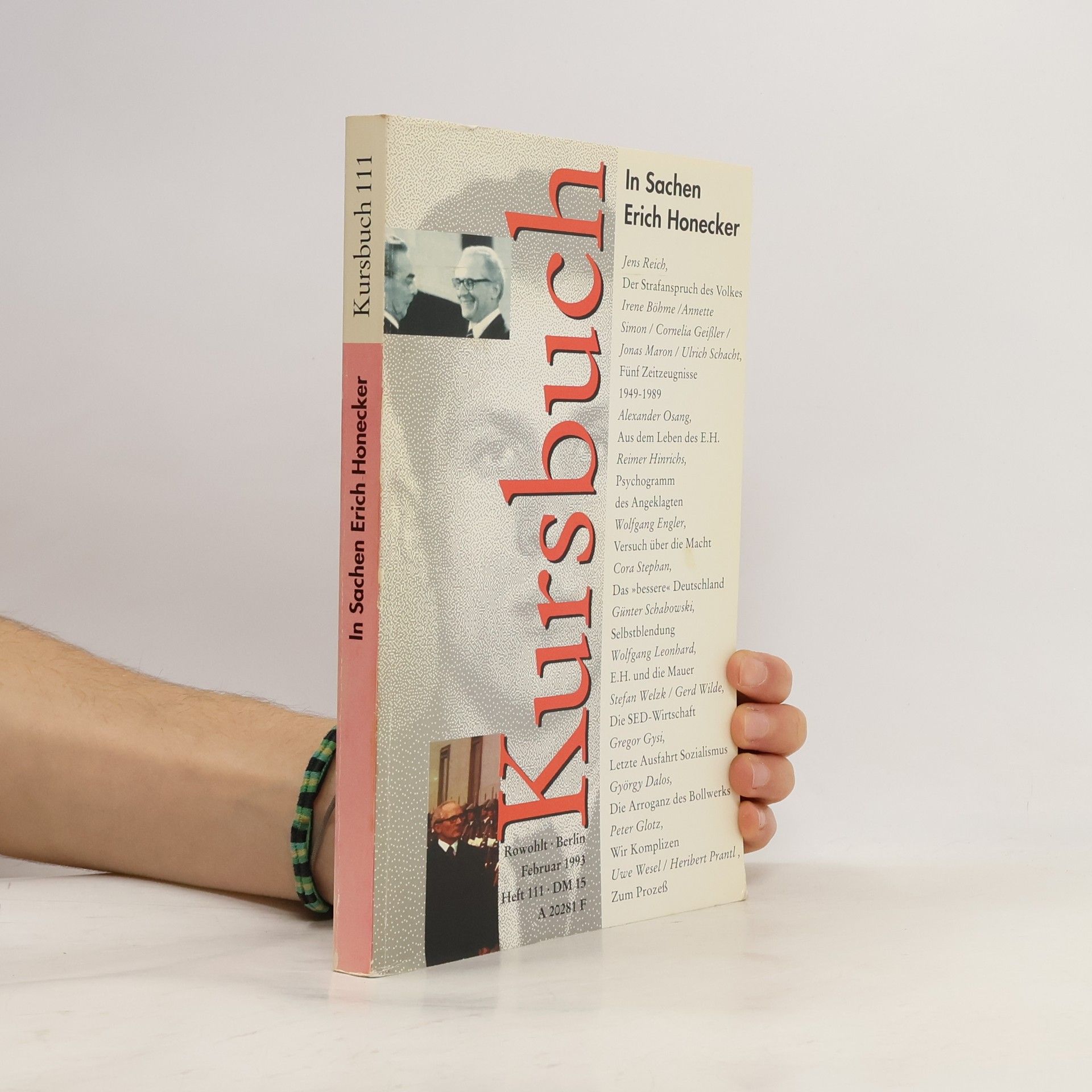 Erich Honecker Kursbuch 111
