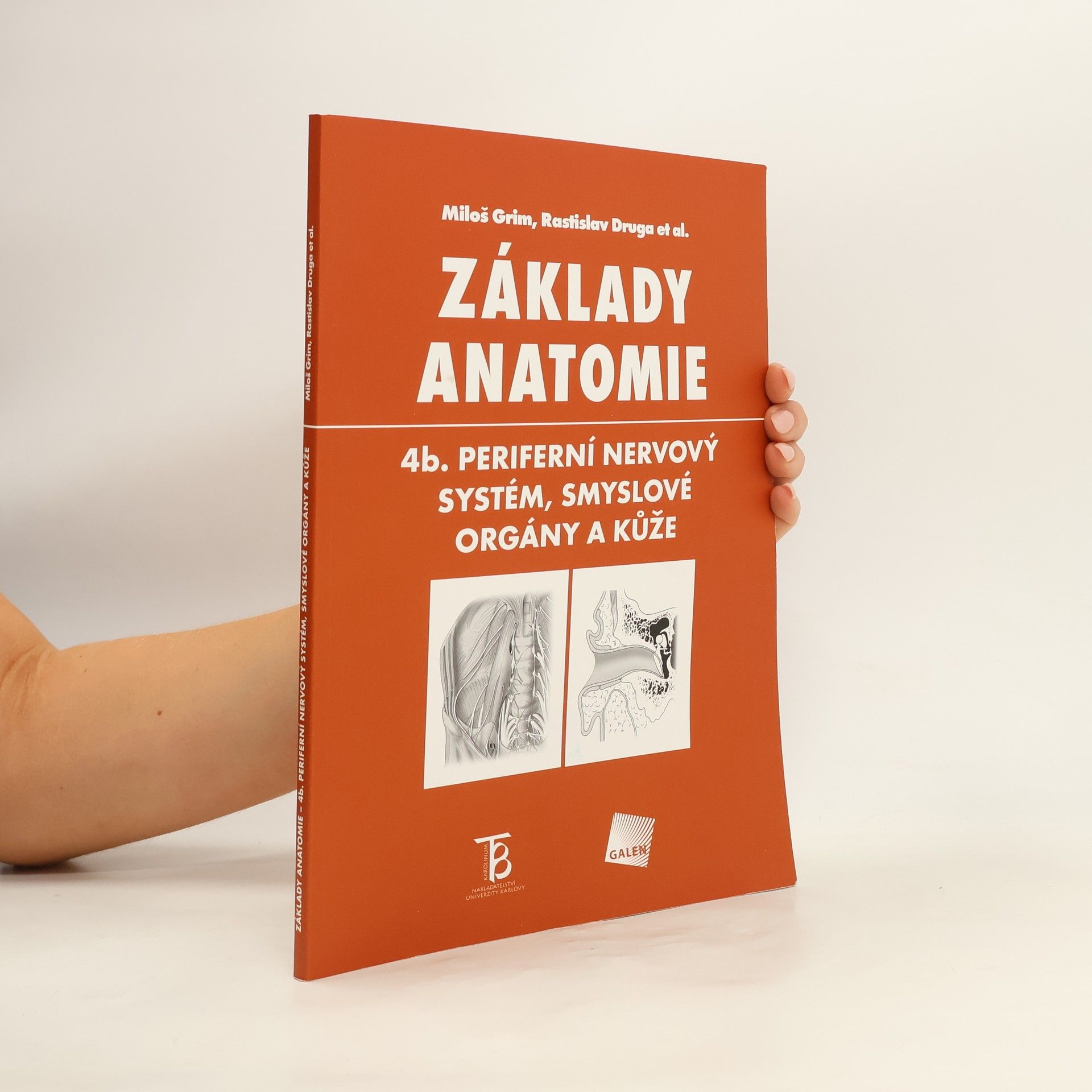 Miloš Grim Základy anatomie. 4b., Periferní nervový systém, smyslové orgány a kůže