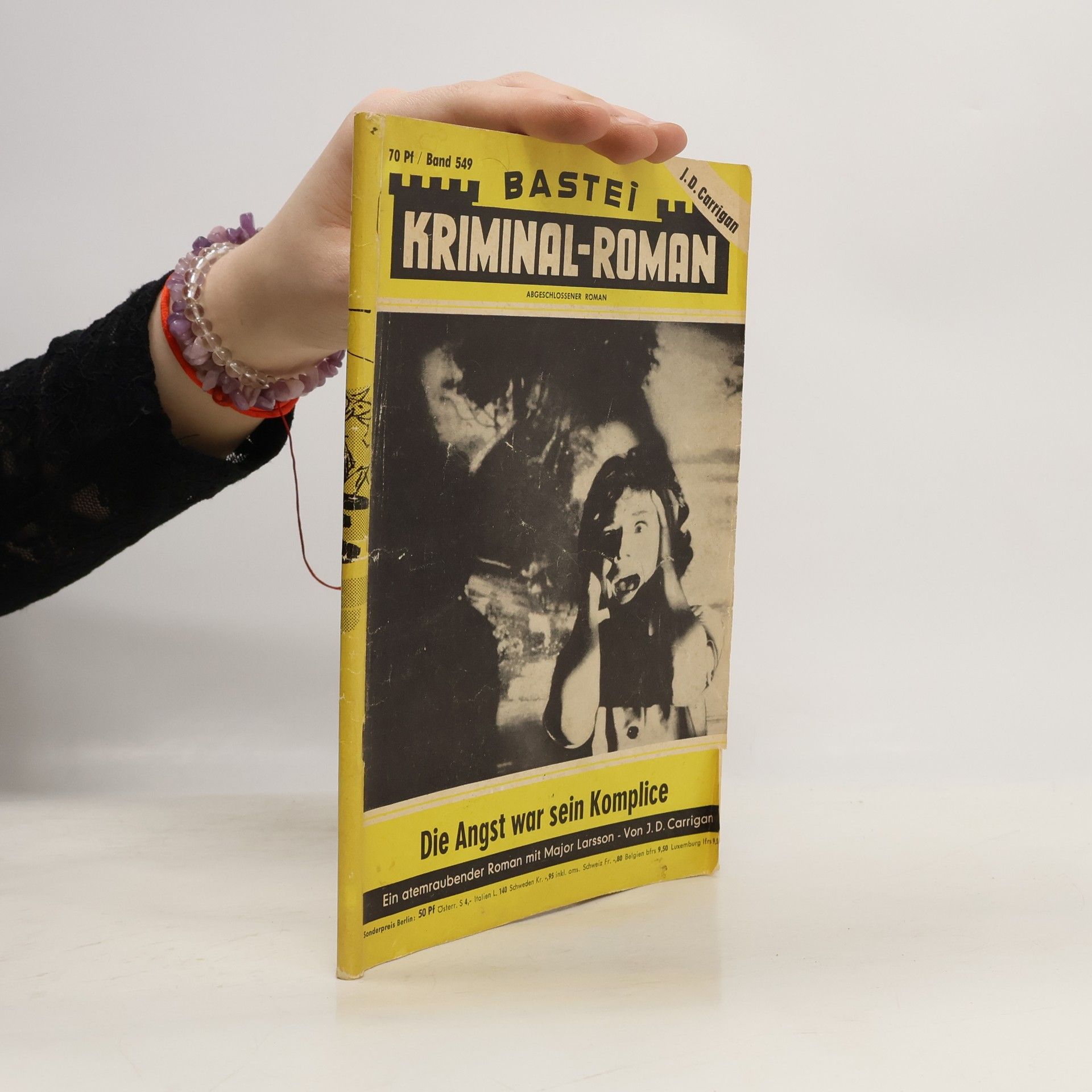 J. D. Carrigan Kriminal-Roman 549. Die Angst war sein Komplice