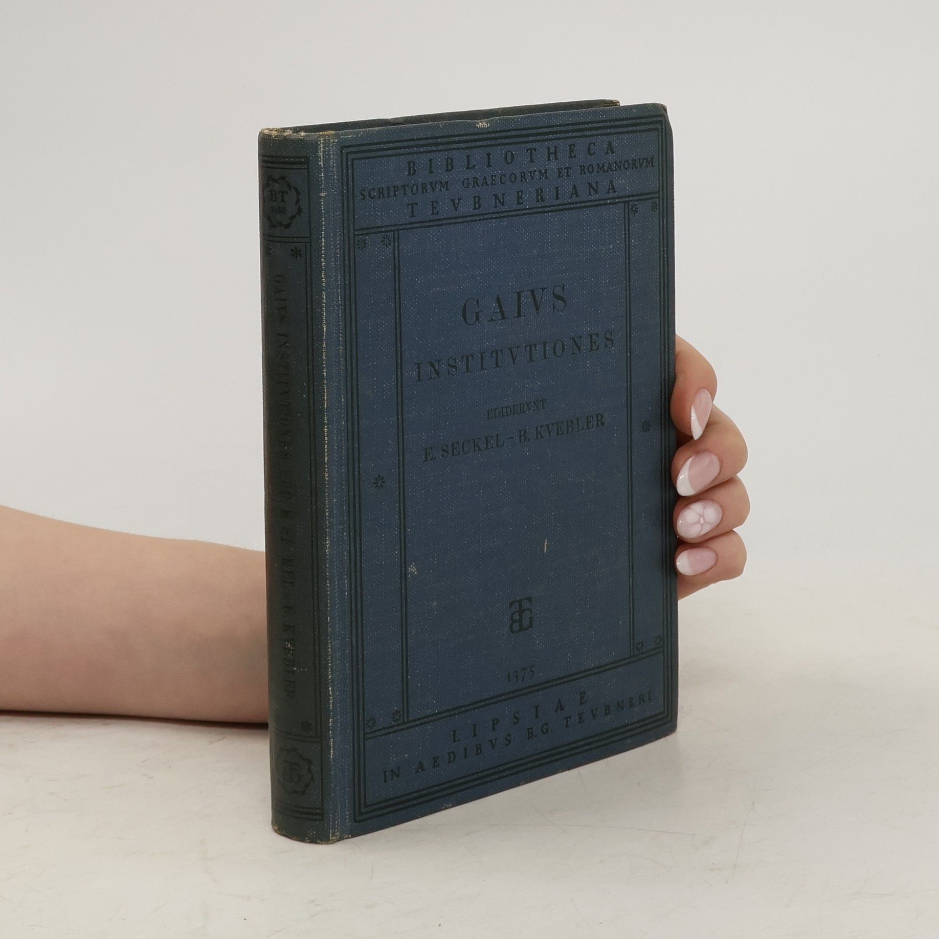 E. Seckel Gaius Institutiones