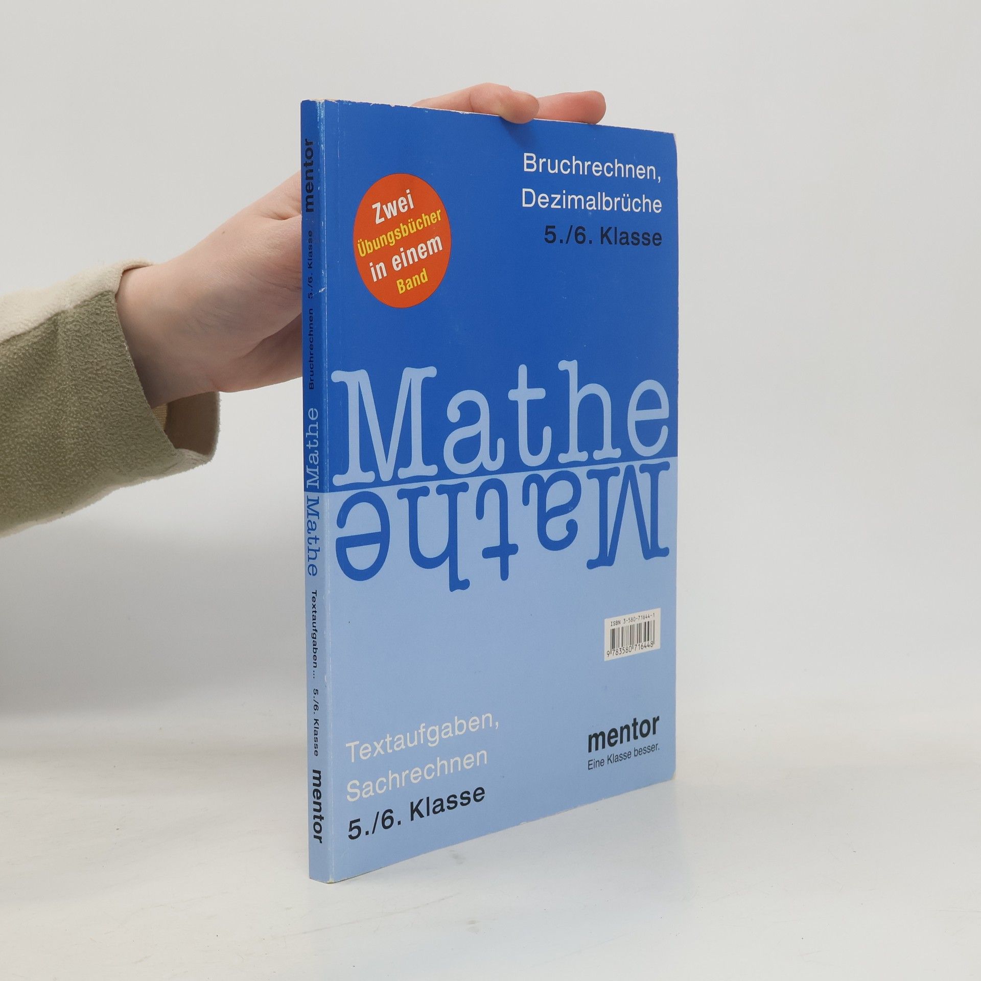 Autorenkollektiv Mathe - Übungsbuch für Textaufgaben, Sachrechnen, Bruchrechnen, Dezimalbrüche - 5./6. Klasse